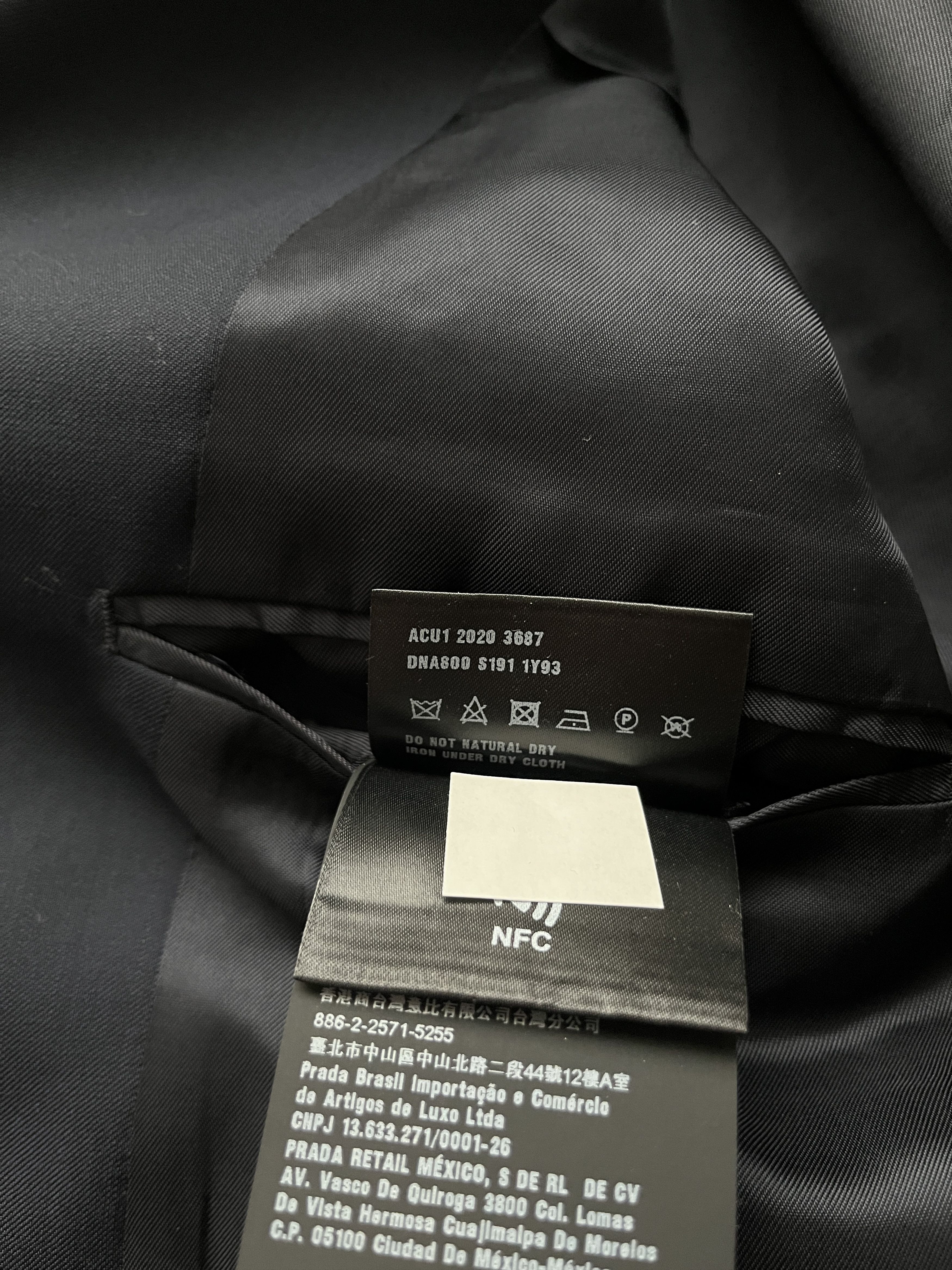 Prada ⚡️QUICK SALE⚡️2020 Prada Navy Blazer Jacket Size US M / EU 48-50 / 2 - 5 Thumbnail