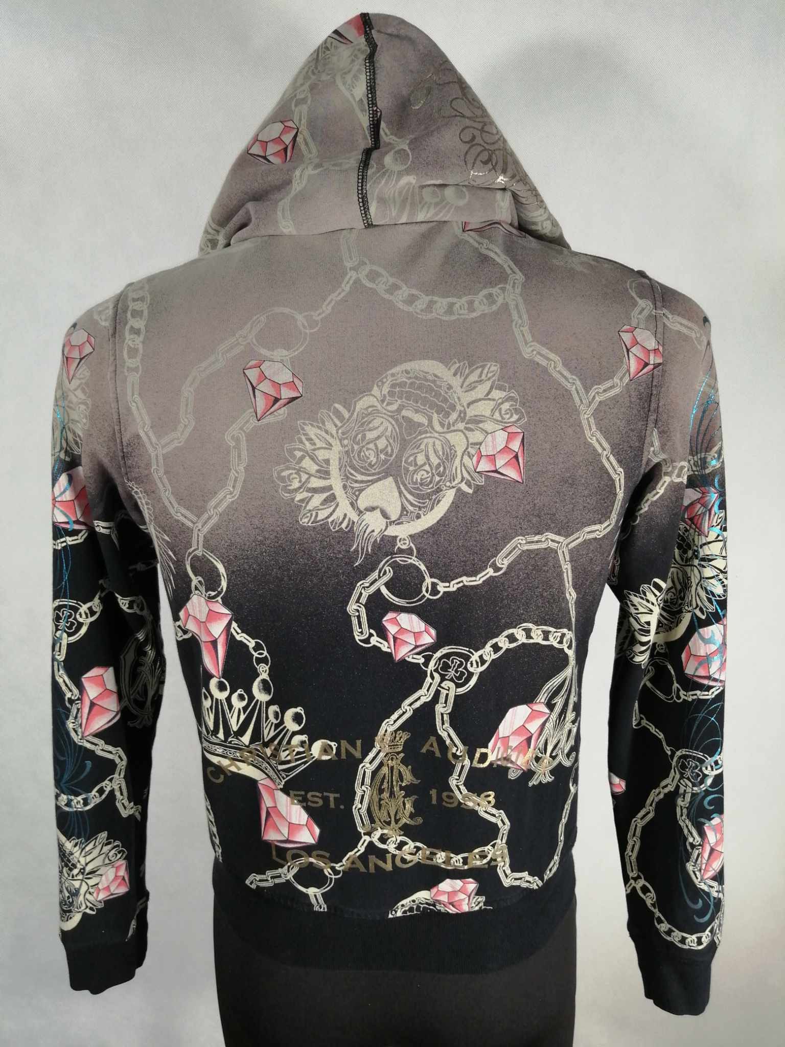 Christian Audigier CHRISTIAN AUDIGIER Womens Zip Hoodie L Sweatshirt Vintage Size L / US 10 / IT 46 - 7 Thumbnail