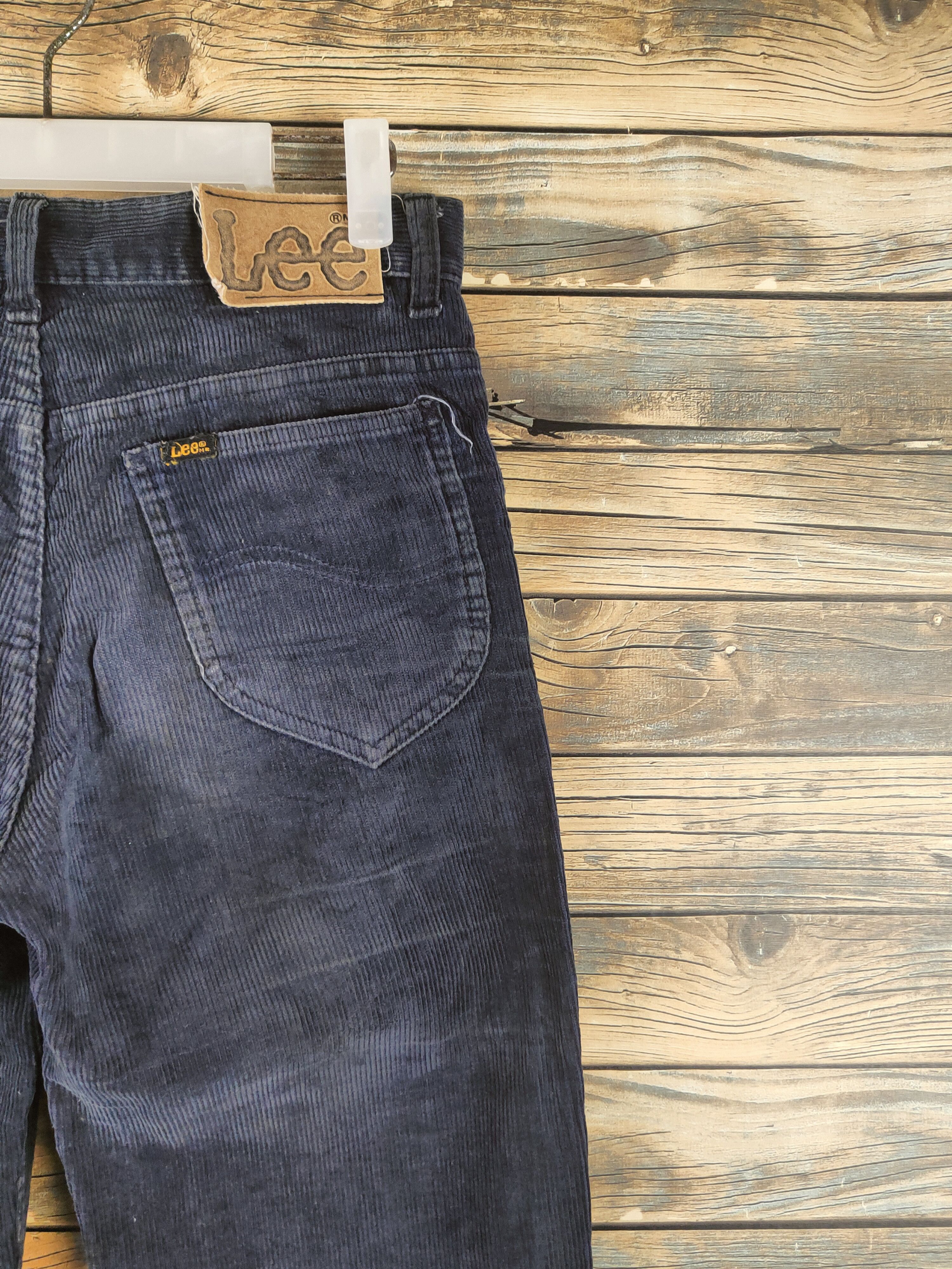 Lee DL Lee Navy Vintage Corduroy cargo Pants #46-342 Size US 28 / EU 44 - 11 Thumbnail