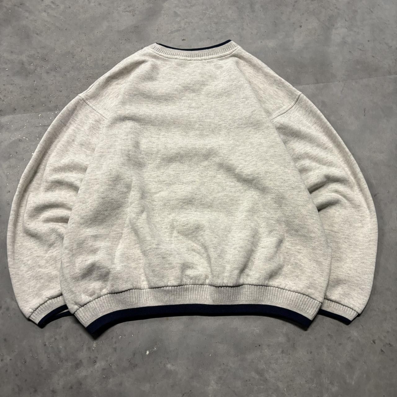 Japanese Brand × Vintage Crazy Vintage 90s Grey Backroads Embroidered Spellout Essential Crewneck! Size US XL / EU 56 / 4 - 7 Thumbnail