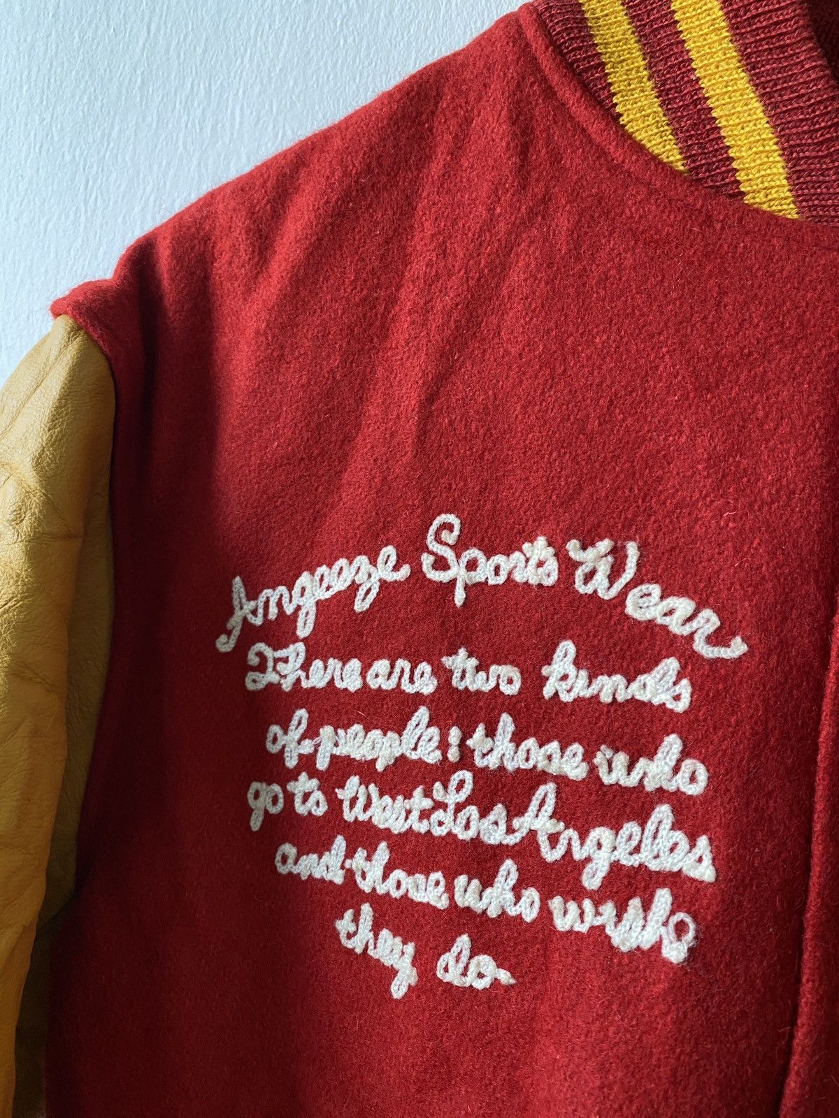 Golden Bear × Vintage Vintage 90s Golden Bear Pittsburgh Angeeze Varsity Jacket Size US M / EU 48-50 / 2 - 6 Thumbnail