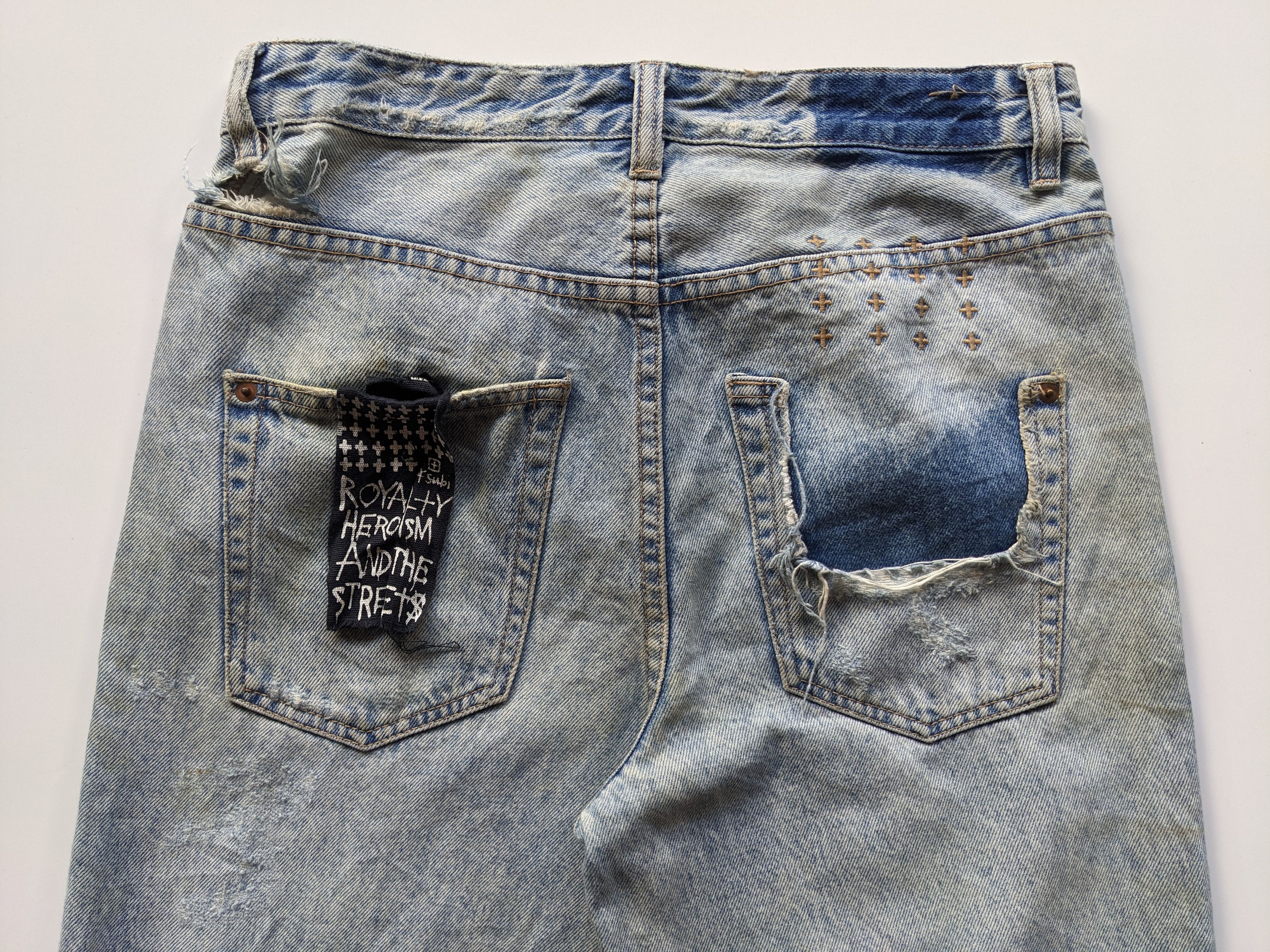 Ksubi Ksubi Bullet Tru Blue ripped jeans Size US 31 - 5 Thumbnail