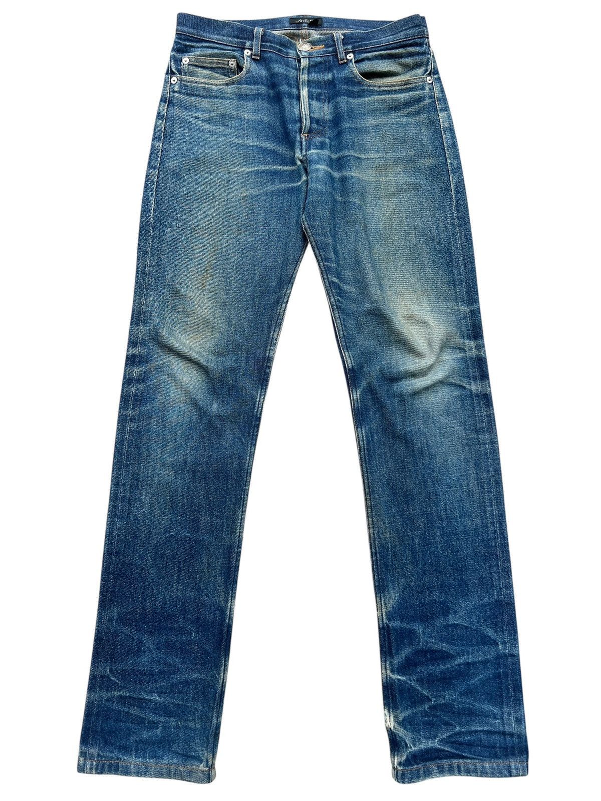 A.P.C. Vintage APC Selvedge Distressed Denim Jeans 31x33.5 Size US 31 - 2 Thumbnail