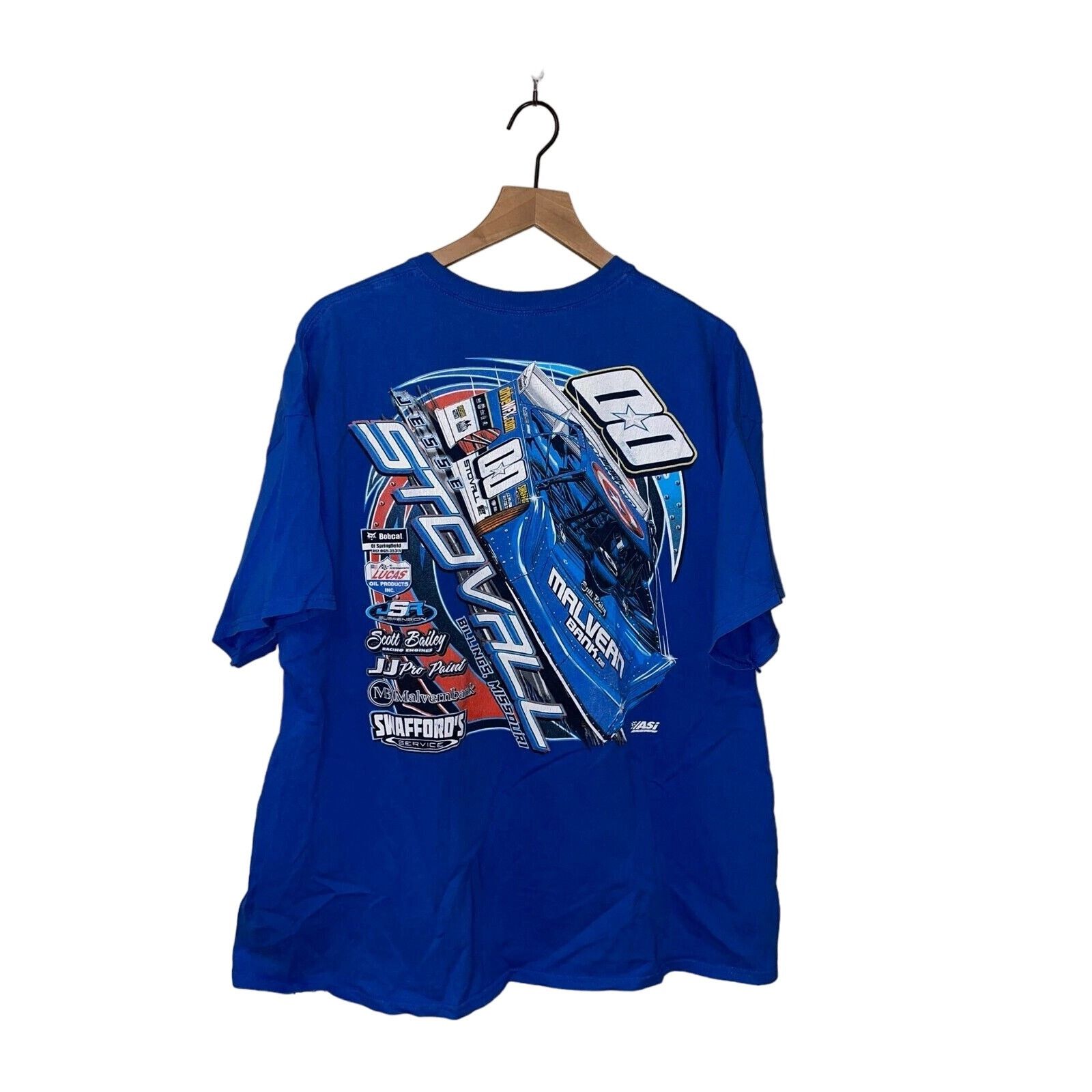 Gildan Jesse Stovall Shirt The Undertaker Drag Race Blue Tee 2XL Size US XXL / EU 58 / 5 - 1 Thumbnail