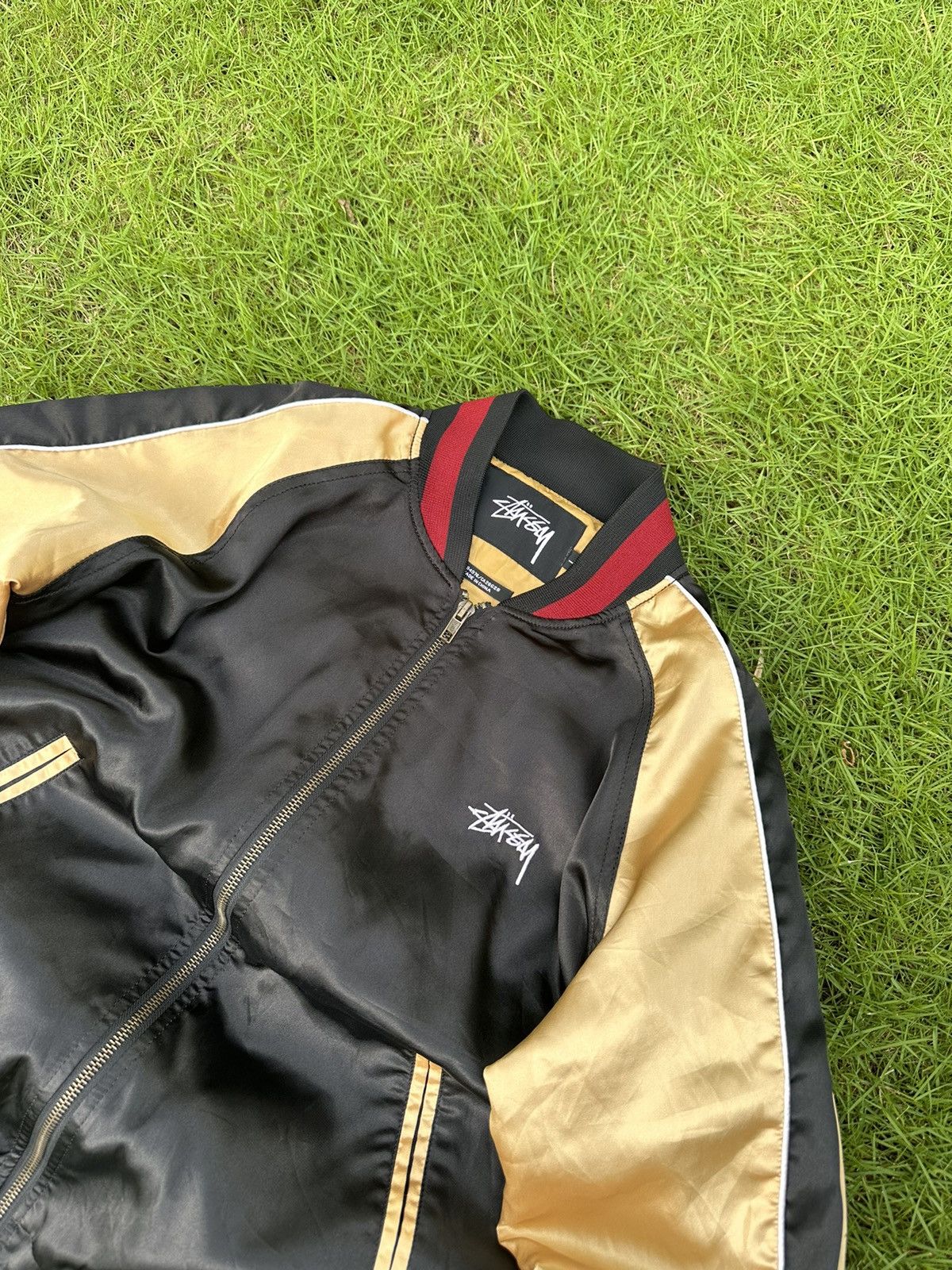 Stussy × Vintage STUSSY VINTAGE BIG LOGO WORLD TOUR 35 JACKET Size US S / EU 44-46 / 1 - 3 Thumbnail