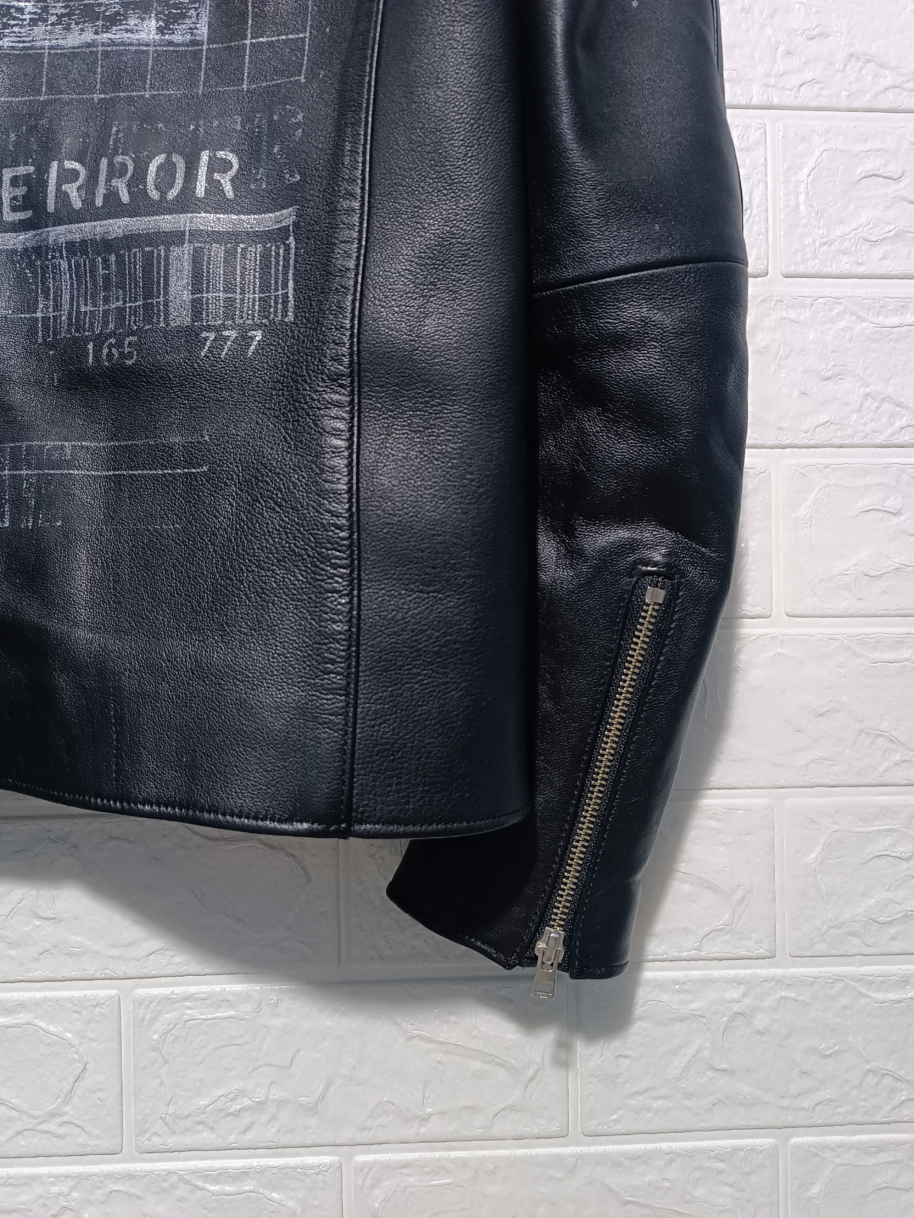 Japanese Brand LIDNM Leather Jacket Custom VOID System Error Size US M / EU 48-50 / 2 - 5 Thumbnail
