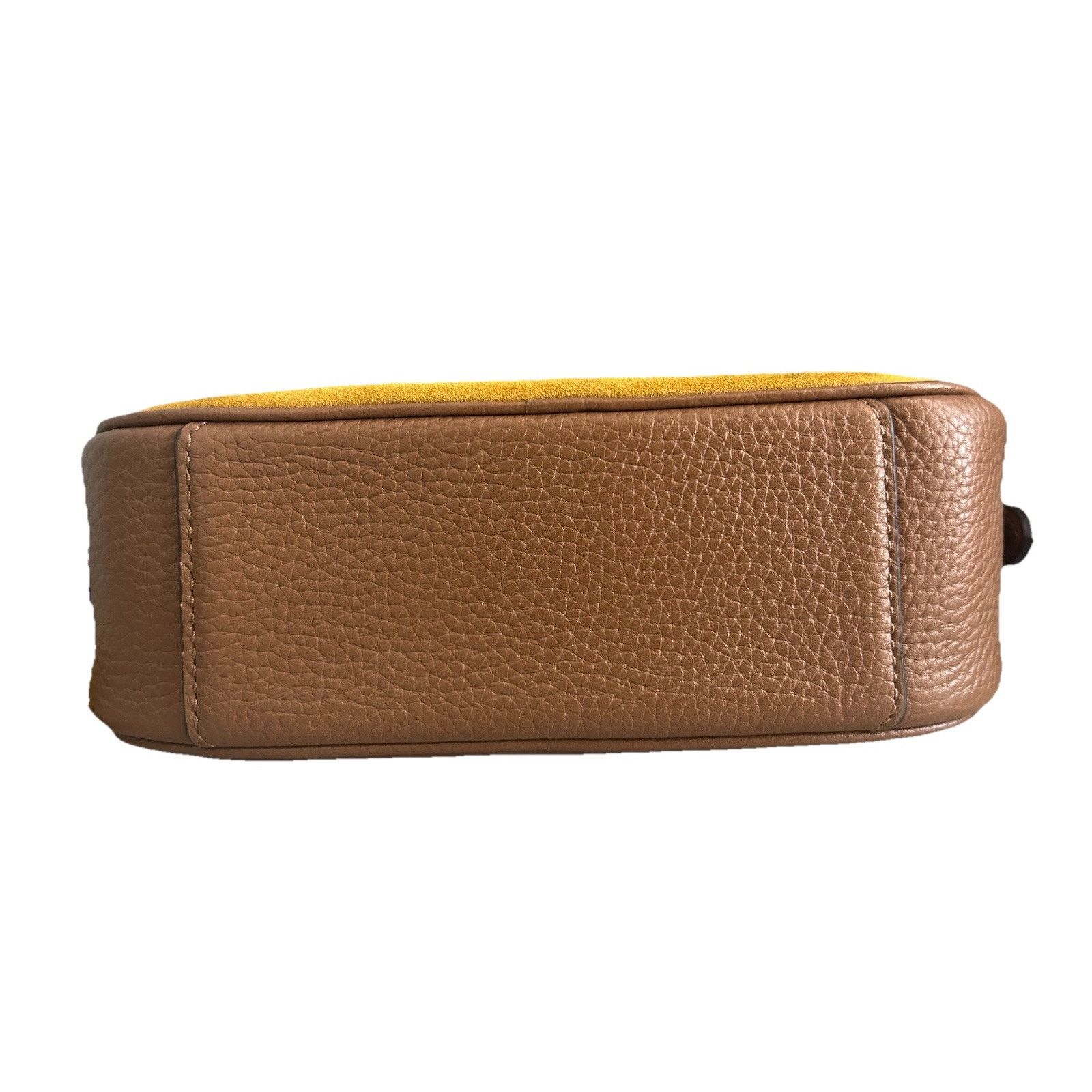 Kate Spade New Kate Spade Kourtney Suede Leather Yellow Camera Bag Size ONE SIZE - 10 Thumbnail
