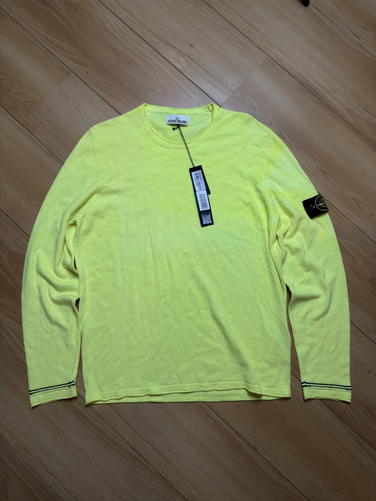 Stone Island Stone island new lime long sleeve Size US XL / EU 56 / 4 - 3 Thumbnail