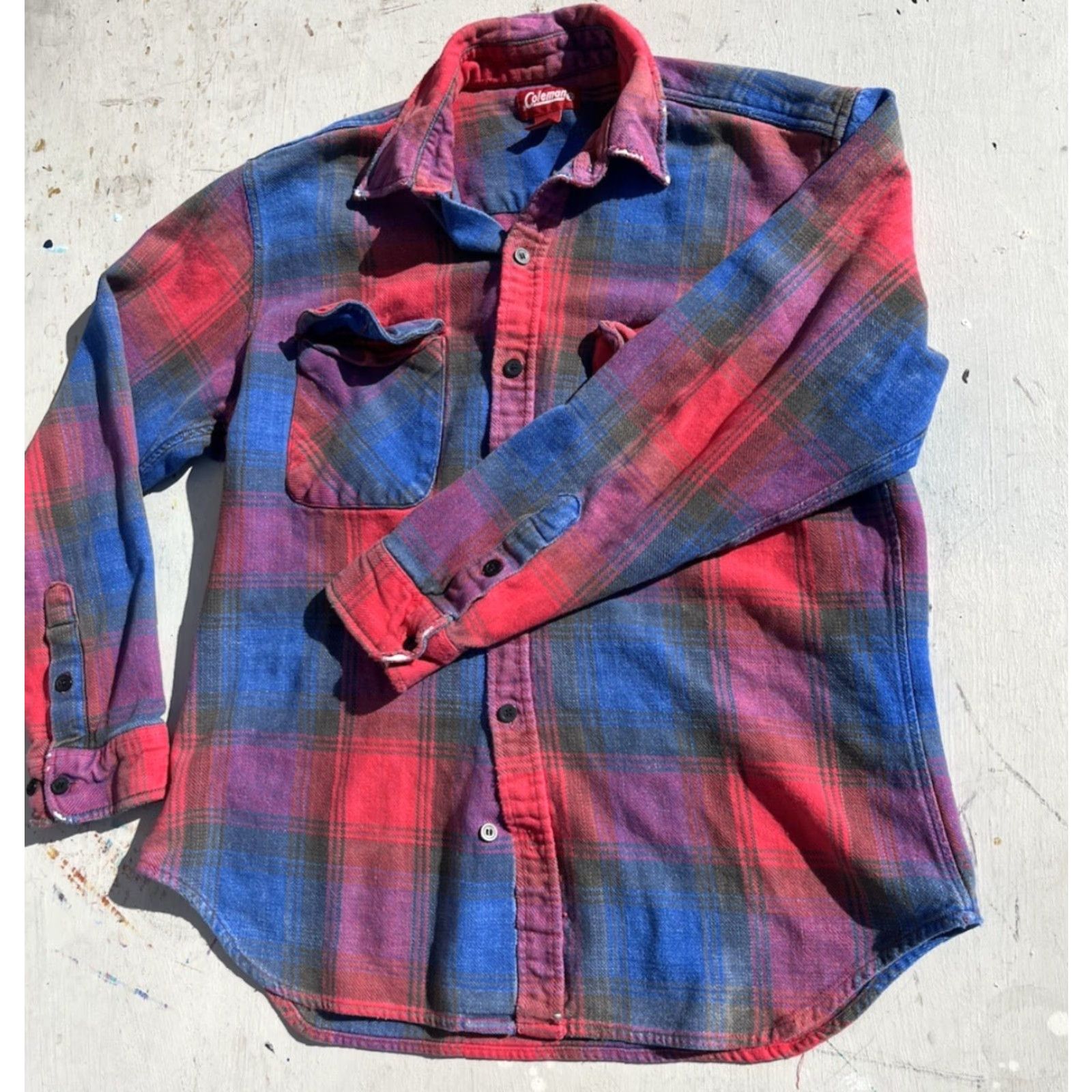 Etro Coleman Shirt Adult L Multicolor Plaid Flannel Button-Up 80s 90s PNW Retro Mens Size US L / EU 52-54 / 3 - 6 Thumbnail