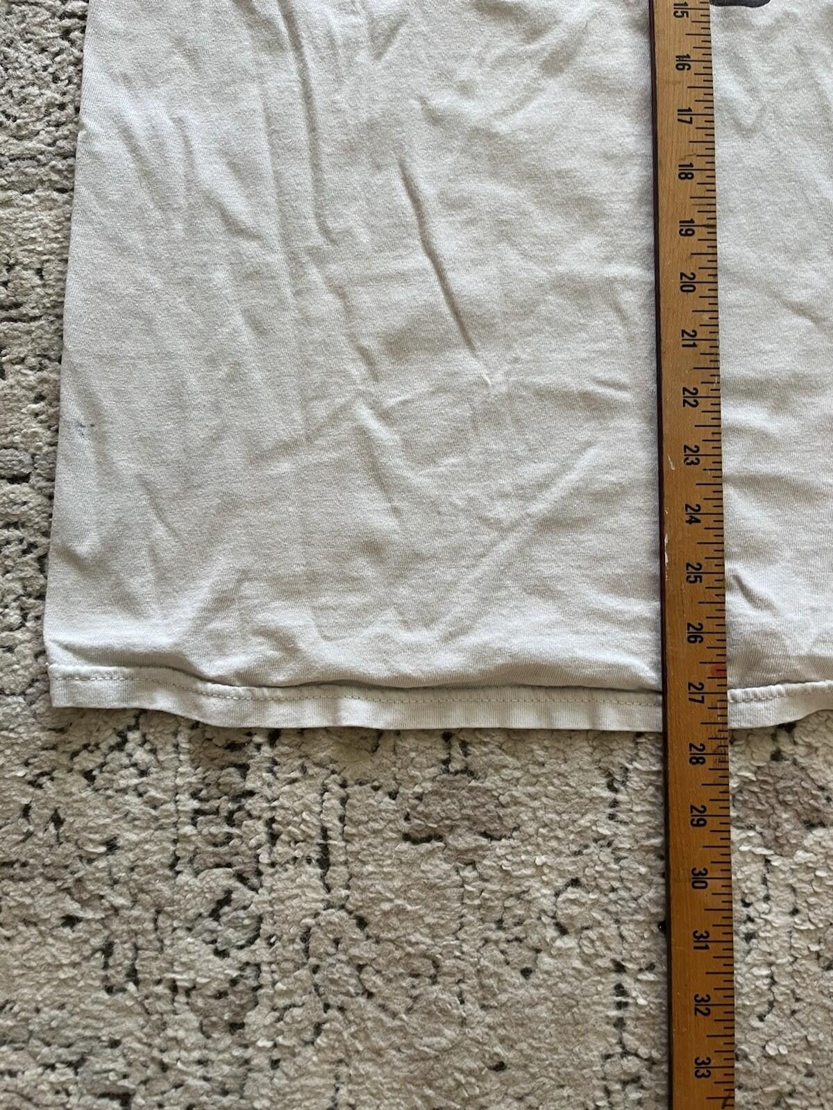 Gildan Vintage 1998 Page Plant Tour T Shirt Tultex Large White Size US L / EU 52-54 / 3 - 8 Thumbnail