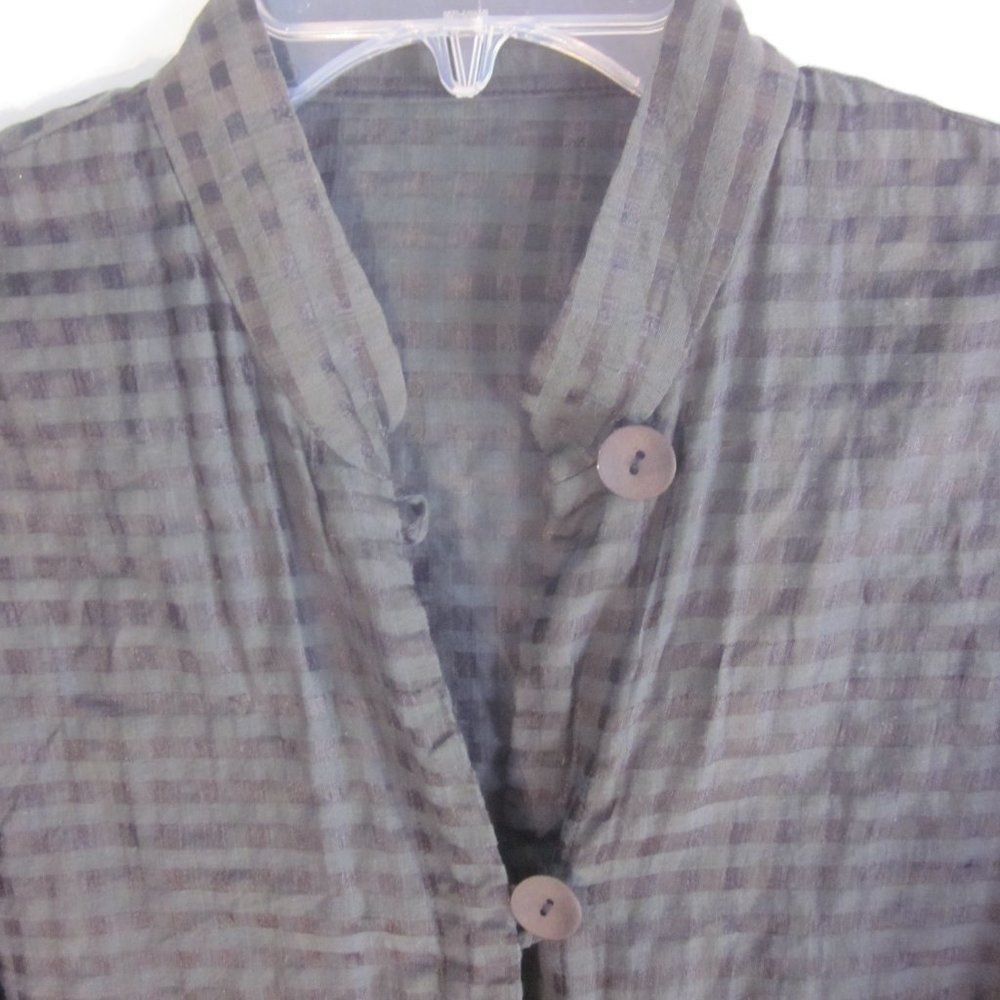 Habitat Cut Loose Dark Green Silk Tunic Womens Size XS Size XS / US 0-2 / IT 36-38 - 7 Thumbnail