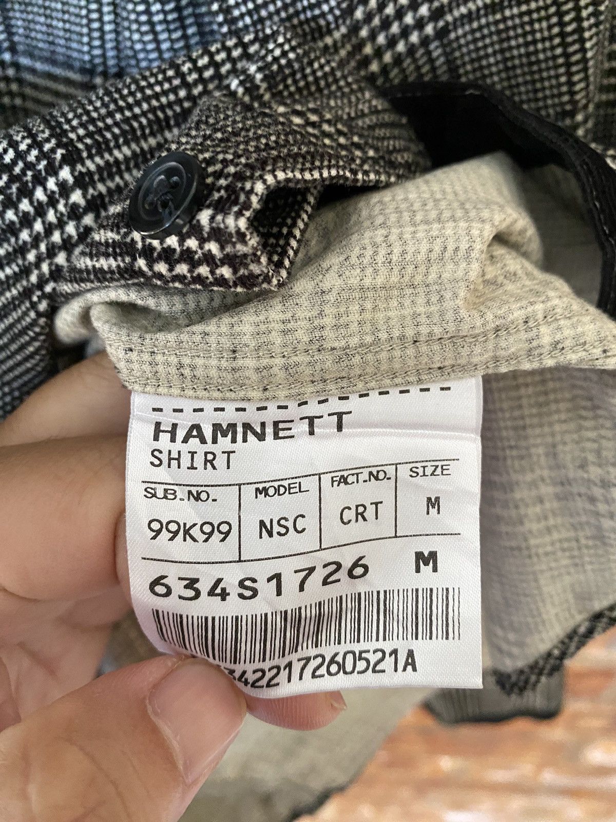 Japanese Brand × Katharine Hamnett London × PPFM 2000s Hamnett velour button shirt Size US S / EU 44-46 / 1 - 13 Thumbnail