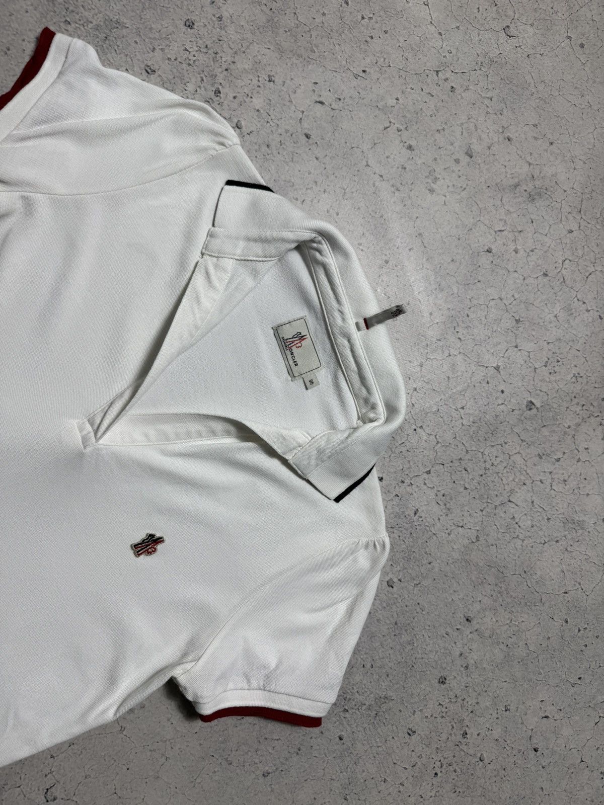 Moncler Grenoble Moncler Maglia Grenoble Women’s White Polo Shirt Size M Size M / US 6-8 / IT 42-44 - 4 Thumbnail