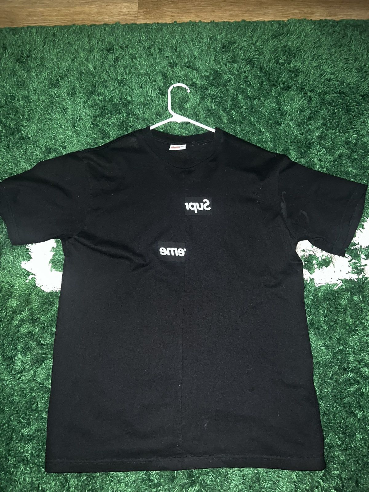 Supreme x cdg black box logo