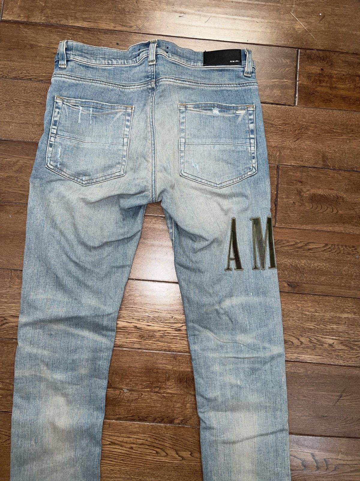 Amiri Amiri Appliqué Camo Logo Jeans Size US 30 / EU 46 - 8 Thumbnail