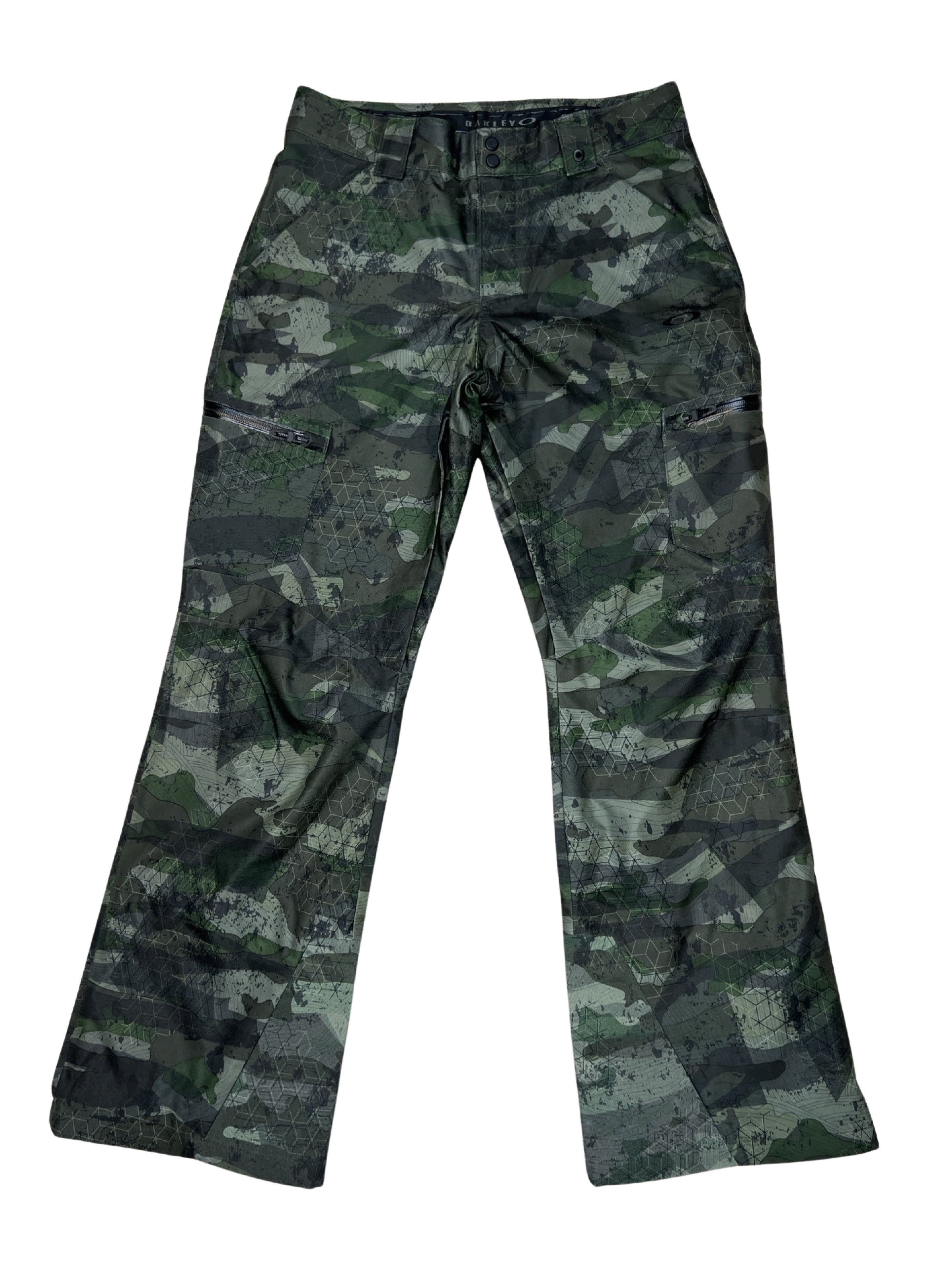 Oakley Performance Fit Snowboarding Pants Camo Pattern