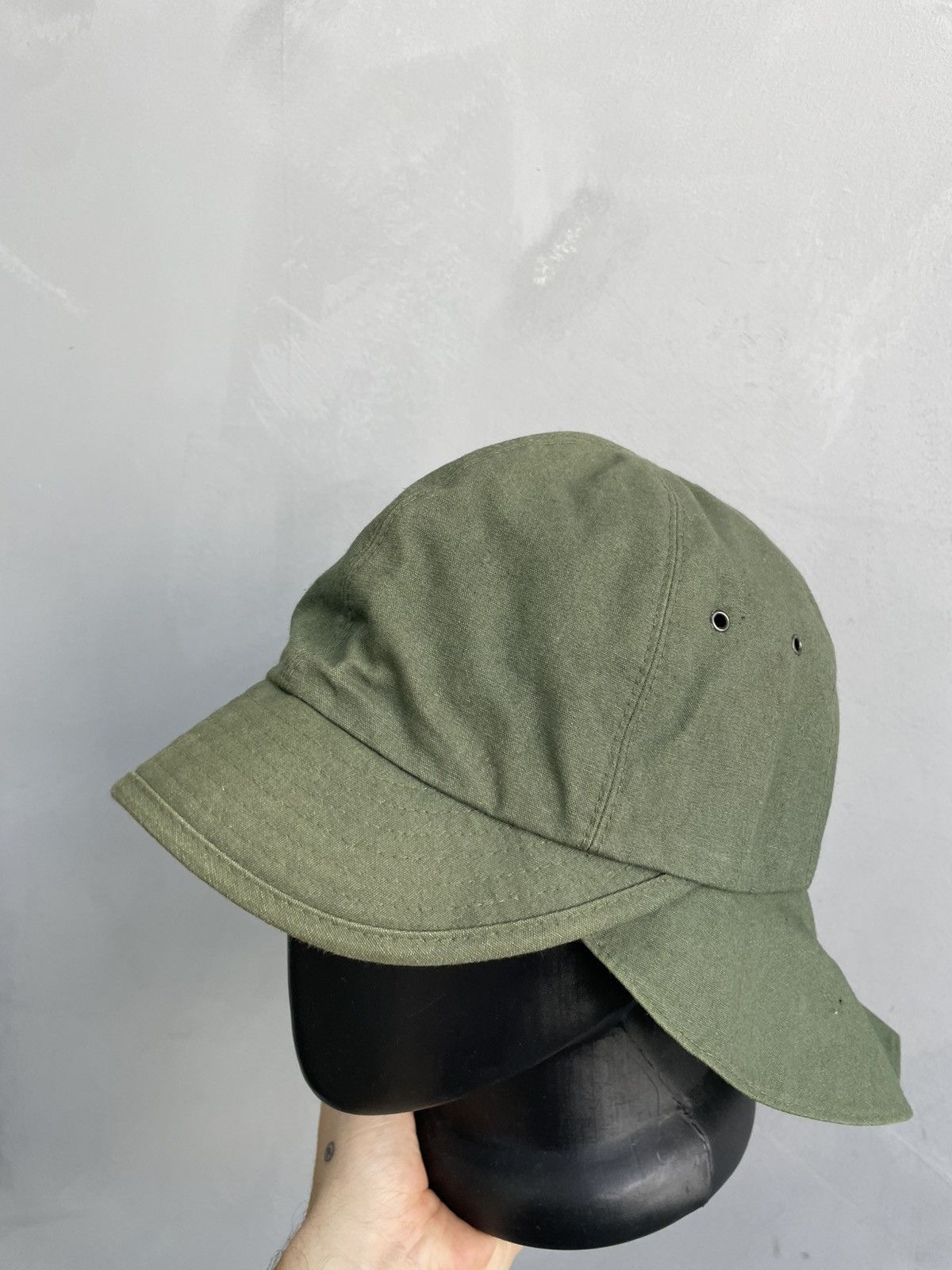 Japanese Brand Vintage rare Japanese military army Rick owens style hat cap Size ONE SIZE - 2 Thumbnail