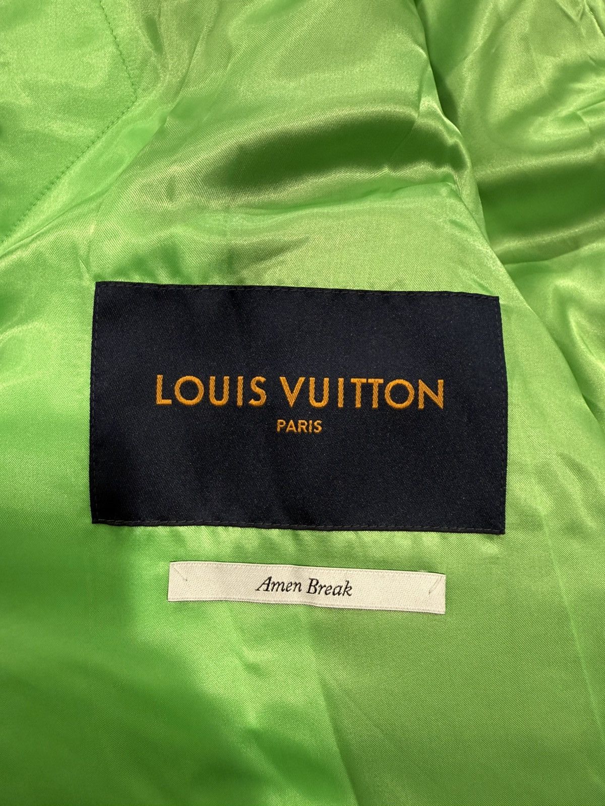 Louis Vuitton Louis Vuitton Blue Gradient Monogram Varsity Leather Jacket Size US XL / EU 56 / 4 - 7 Thumbnail