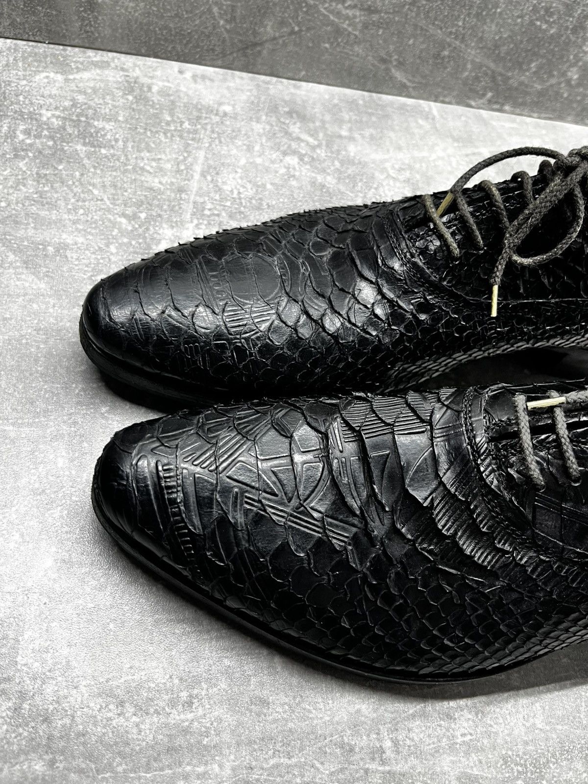 Barracuda Barracuda avant garde python learher bottega veneta style Size US 10.5 / EU 43-44 - 2 Thumbnail