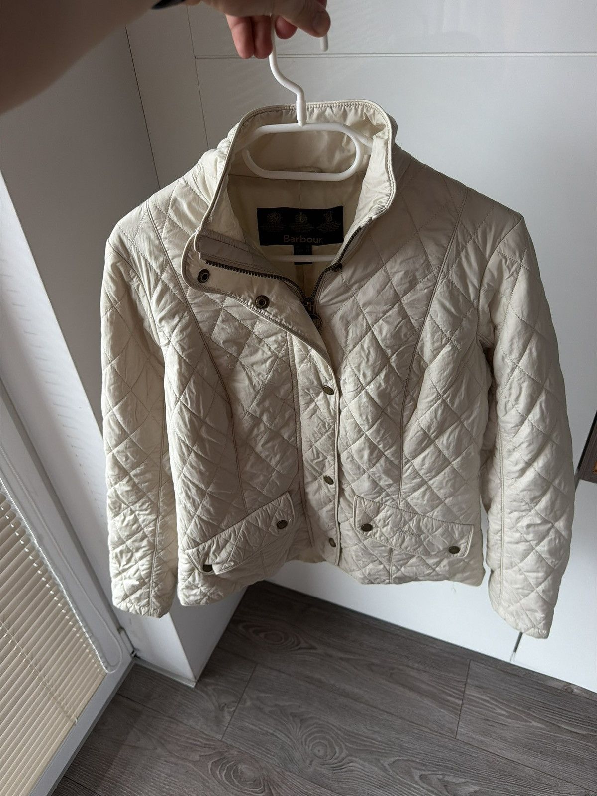 Barbour Vintage Barbour Woman’s Tarn Quilted Avant Garde Jacket Size L / US 10 / IT 46 - 3 Thumbnail