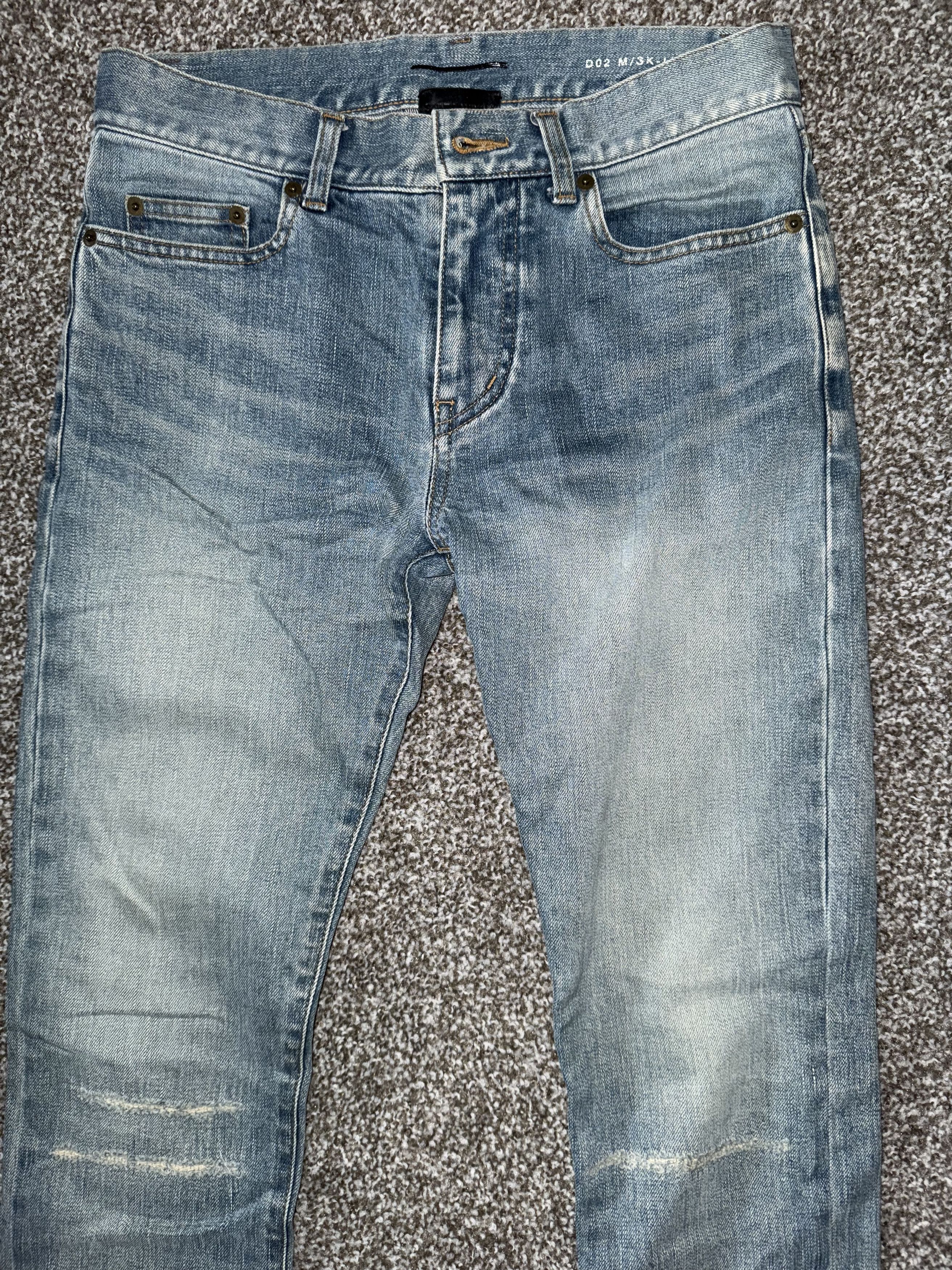 Saint Laurent Paris skinny fit distressed knee effect Size US 28 / EU 44 - 6 Thumbnail