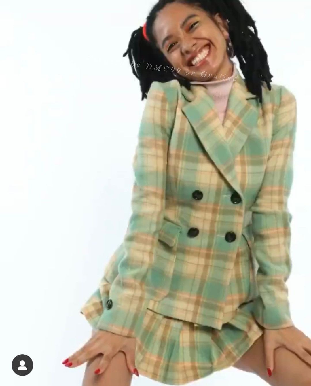 Junko Shimada Junko Shimada Plaid Wool Suit Set Size S / US 4 / IT 40 - 1 Thumbnail