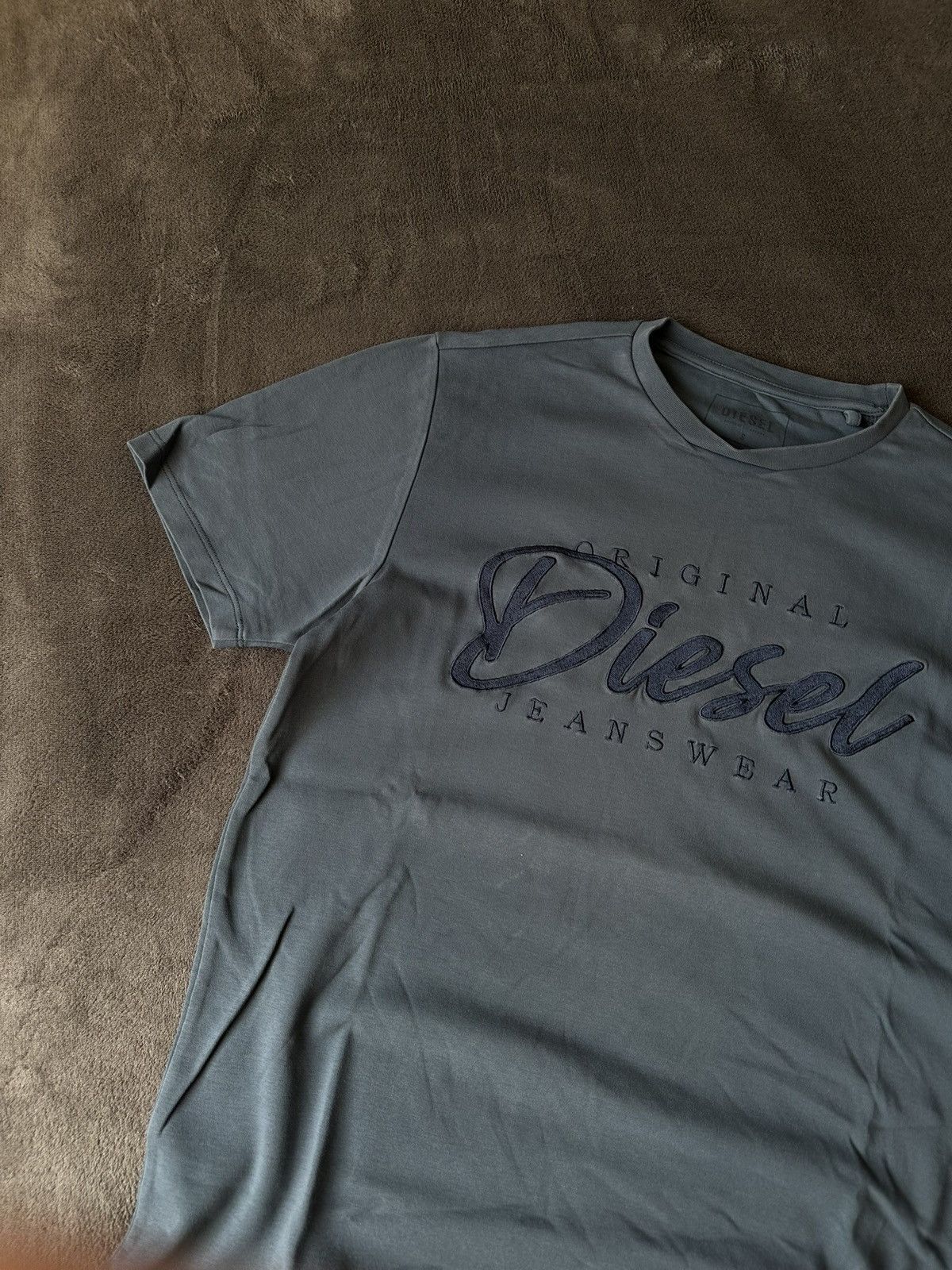 Diesel × Vintage Vintage Diesel Tee Shirt Big Logo Japan Style Size US S / EU 44-46 / 1 - 3 Thumbnail