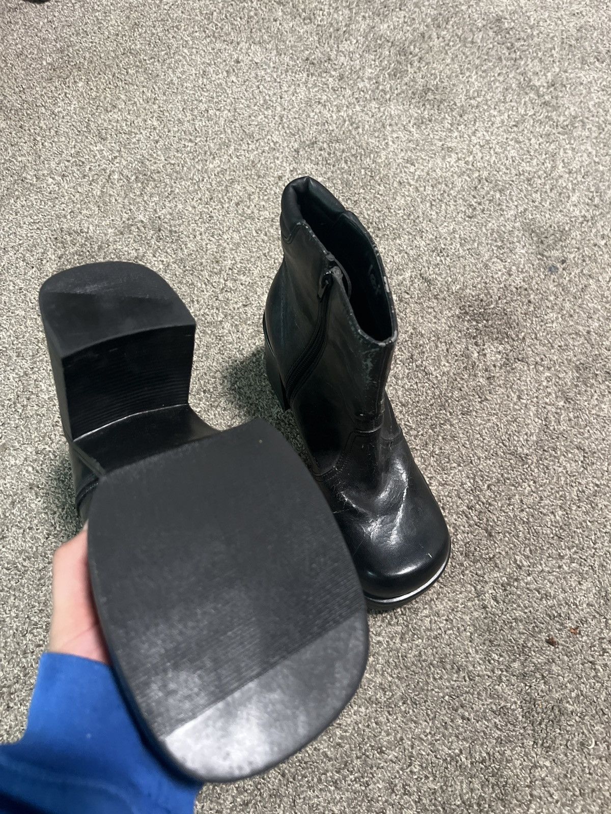 Leather Vintage 90’s L.E.I. Mid Calf Boots Size US 8.5 / IT 38.5 - 2 Thumbnail