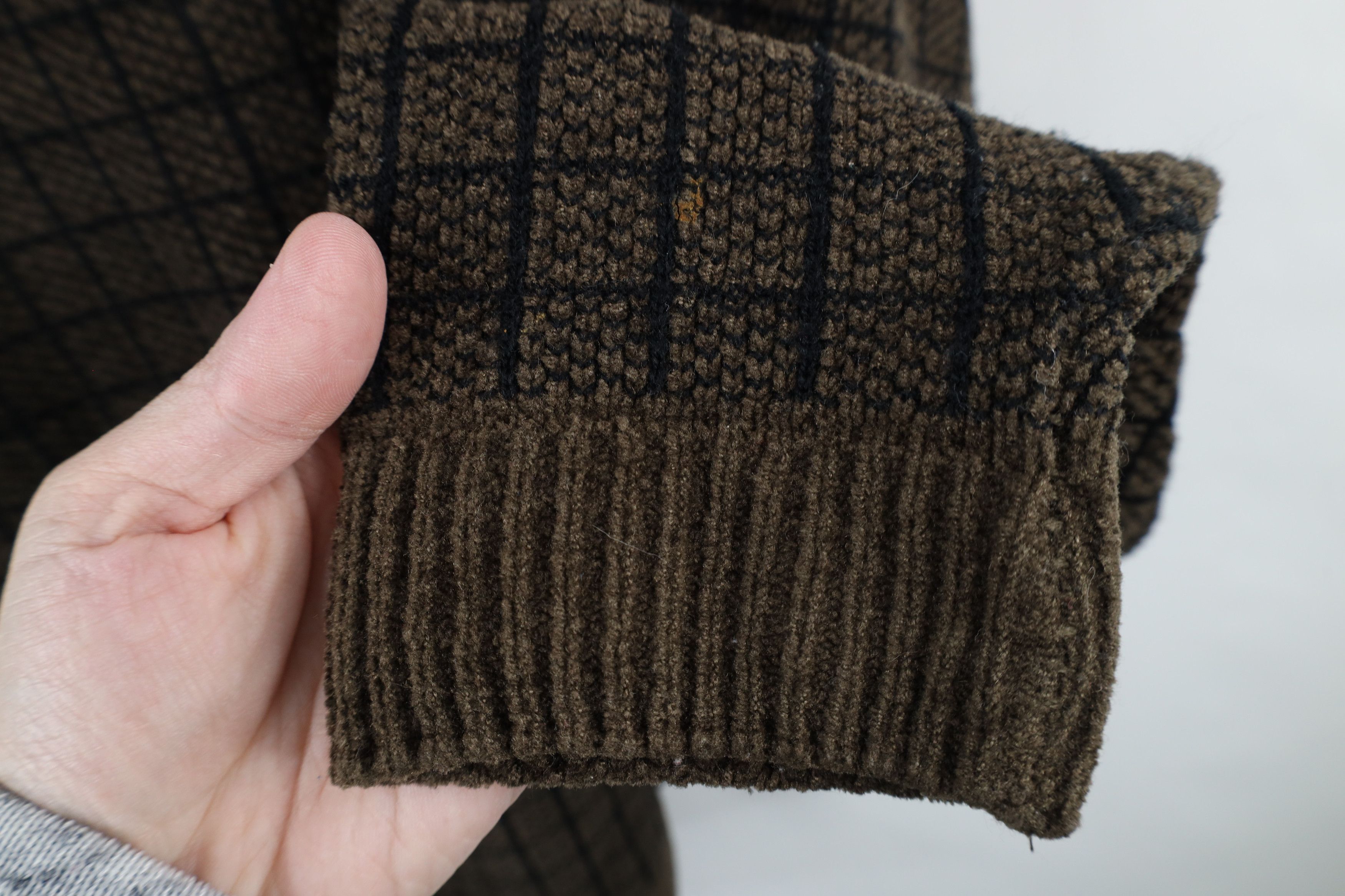 Vintage Vintage 90s Streetwear Fleece Knit Crewneck Sweater Earth Size US L / EU 52-54 / 3 - 5 Thumbnail