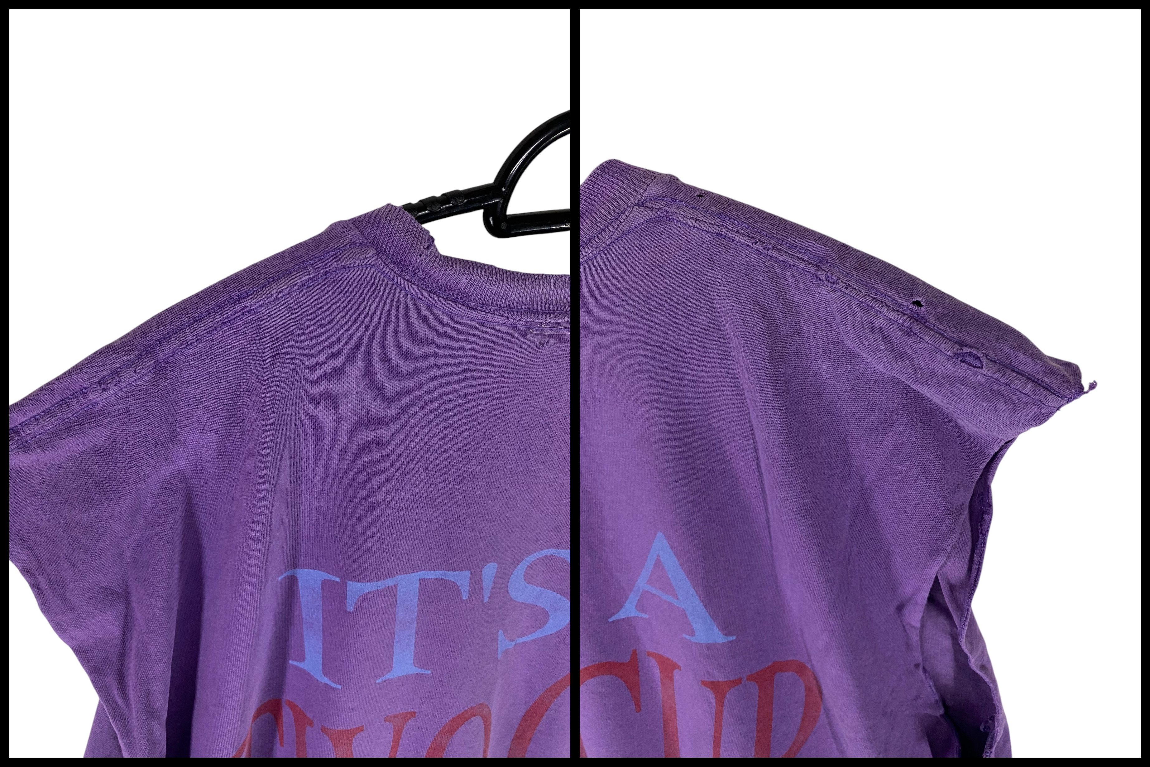 Vintage 90s Disney Aladdin Genie distressed sleeveless shirt Size US XL / EU 56 / 4 - 10 Thumbnail