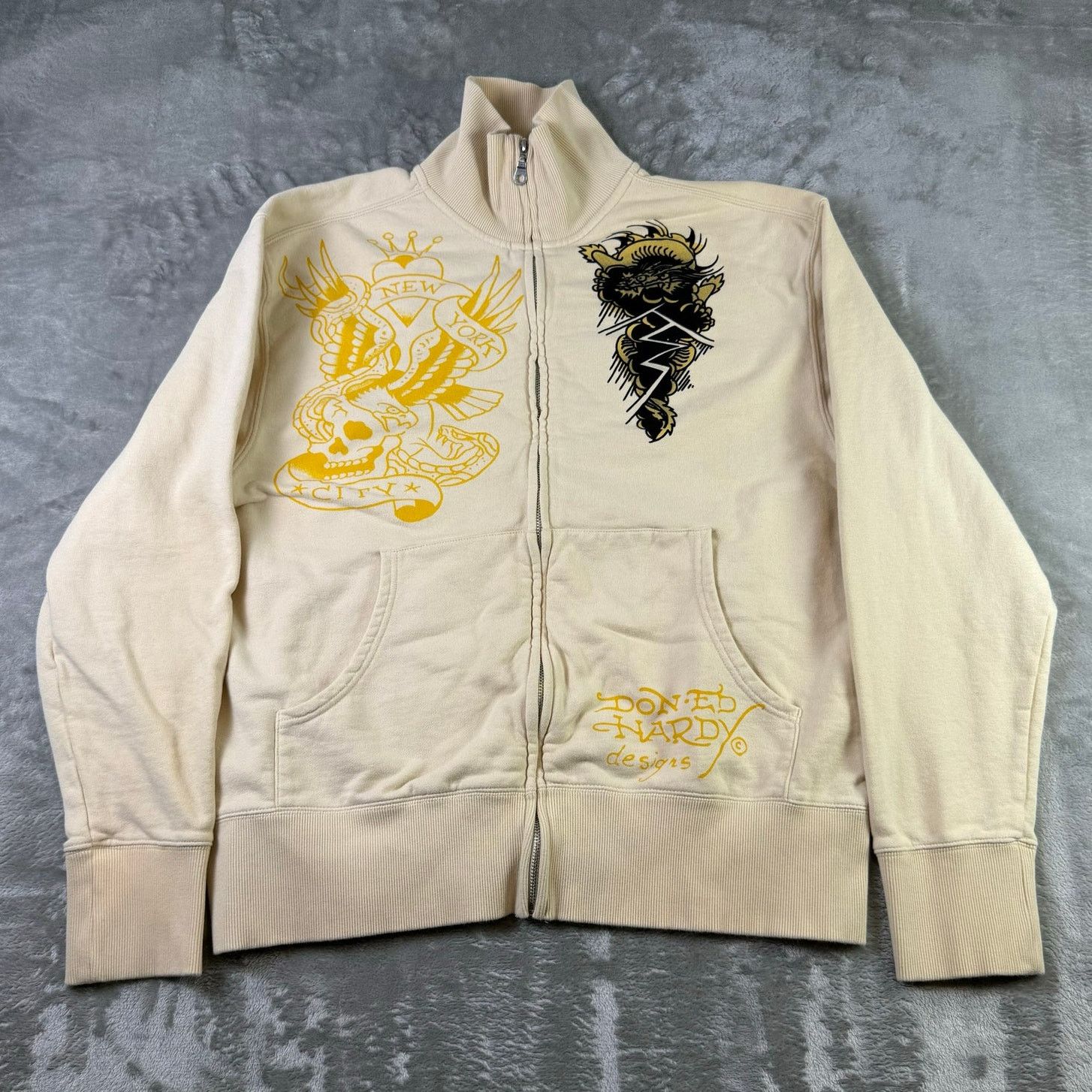 Ed Hardy Christian Audigier Y2K streetwear jacket wmns XXL