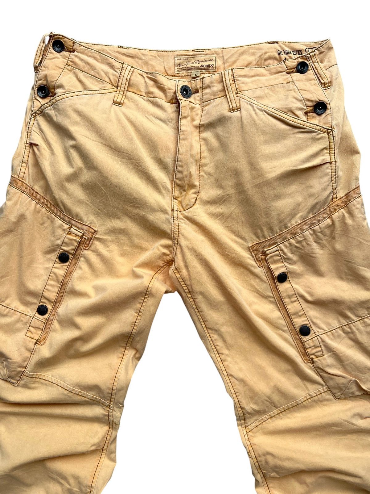 Avirex Avirex Bondage Multipocket Tactical Cargo Faded Pants 34x32 Size US 34 / EU 50 - 3 Thumbnail