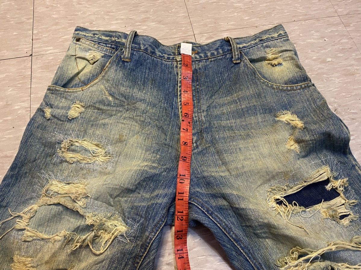 If Six Was Nine × Japanese Brand × Le Grande Bleu (L.G.B.) Exhibitionist distressed jeans ifsixwasnine style Size US 32 / EU 48 - 15 Thumbnail