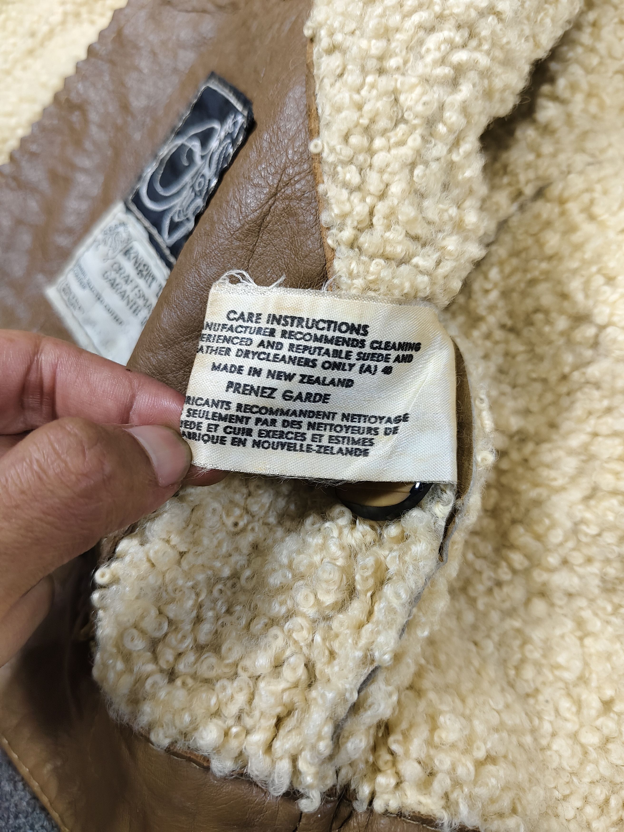 Vintage 80s Knight- Archived Artisan Crafted Panel Wool Shearling Size US M / EU 48-50 / 2 - 14 Thumbnail