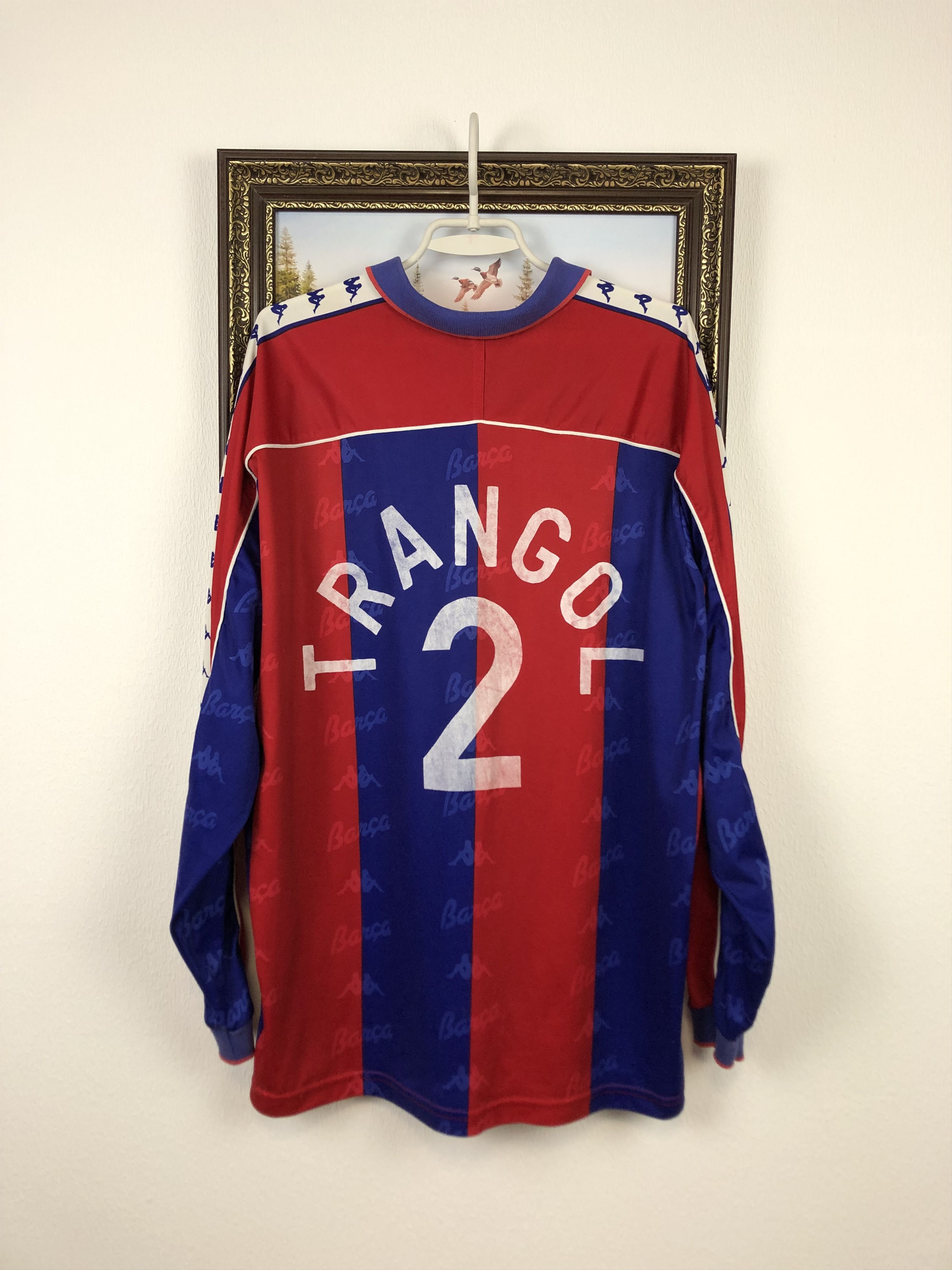 Kappa × Vintage Barcelona Home football shirt 1992 Soccer Long Sleeve Jersey Size US XL / EU 56 / 4 - 11 Thumbnail
