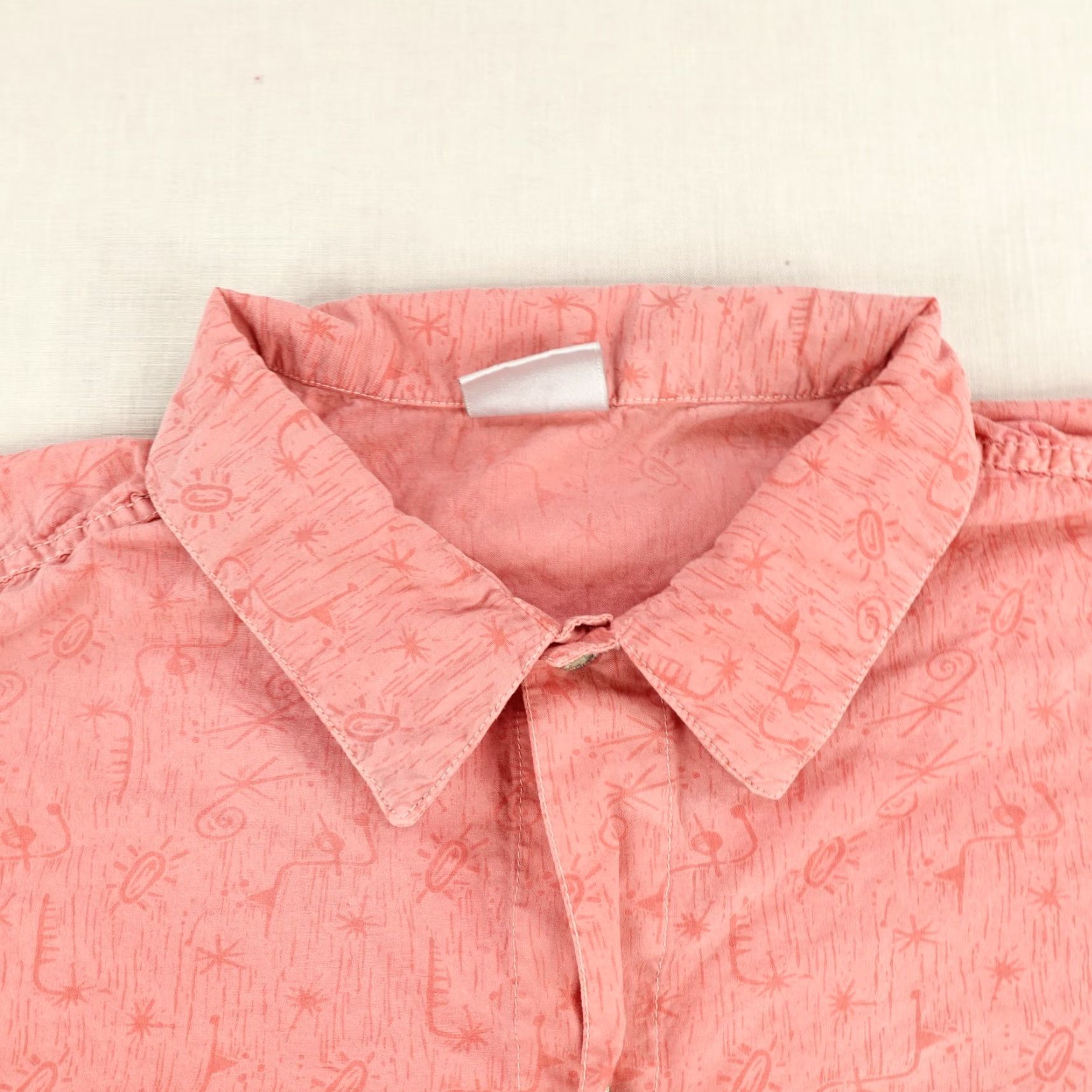 Gramicci VINTAGE Gramicci Shirt Mens Large Pink Geometric Button Up Long Sleeve Outdoors Hiking Size US L / EU 52-54 / 3 - 2 Thumbnail