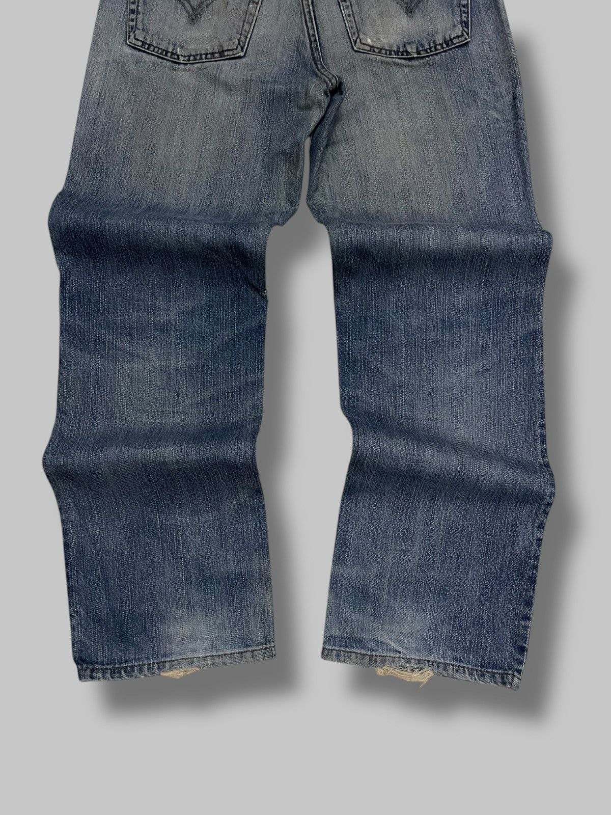 Levi's Vintage Clothing Vintage 1990s Designer Levis 502 Distressed Denim Size US 30 / EU 46 - 12 Thumbnail