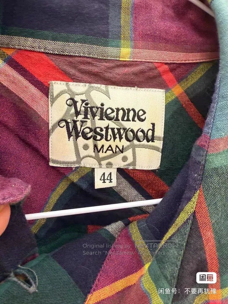 Vivienne Westwood Vivienne Westwood Irregular plaid shirt Size M / US 6-8 / IT 42-44 - 5 Thumbnail