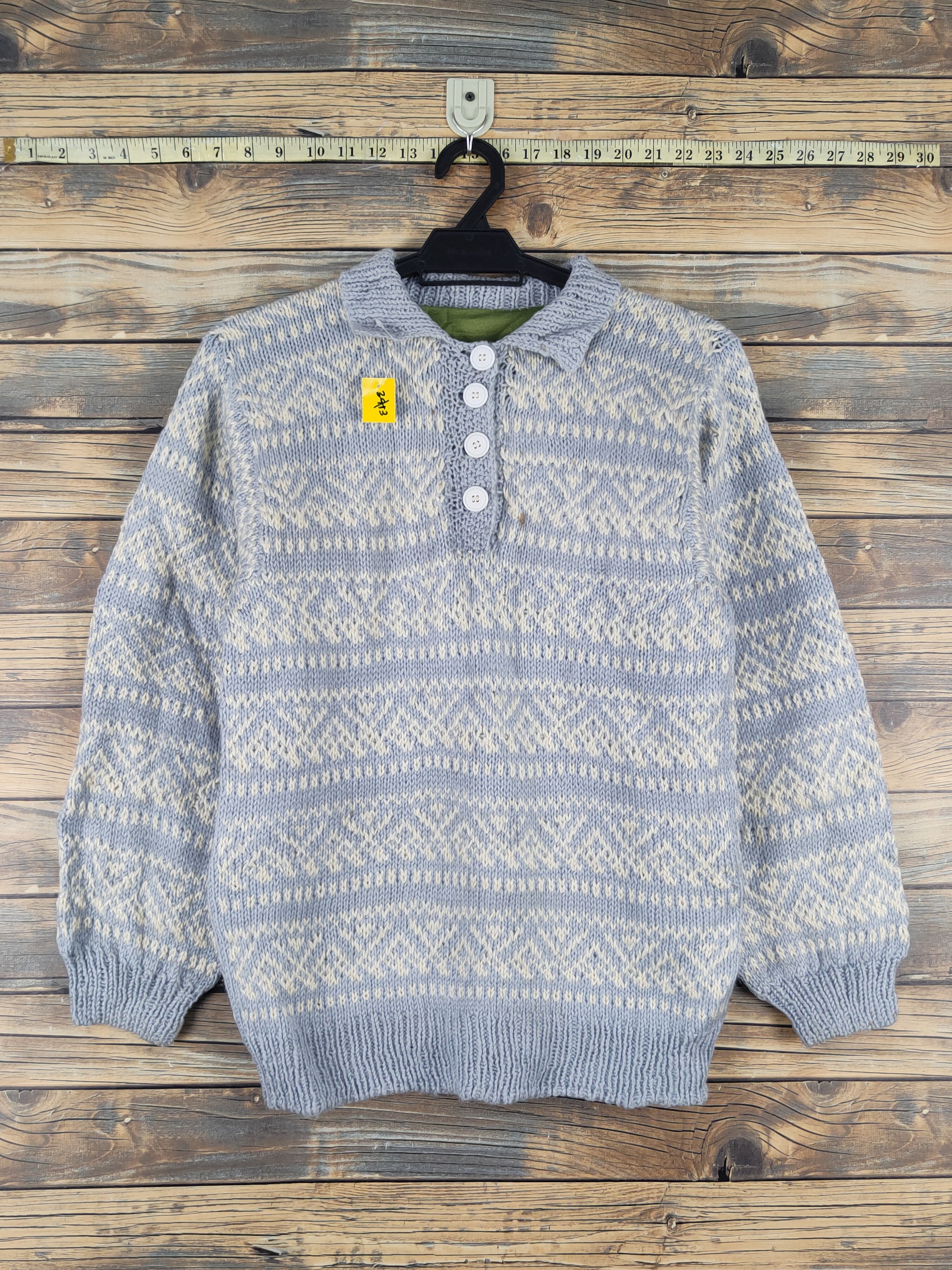 Japanese Brand Japanese Brand Gray Knitwear Sweatshirts #W2038 Size US S / EU 44-46 / 1 - 1 Thumbnail