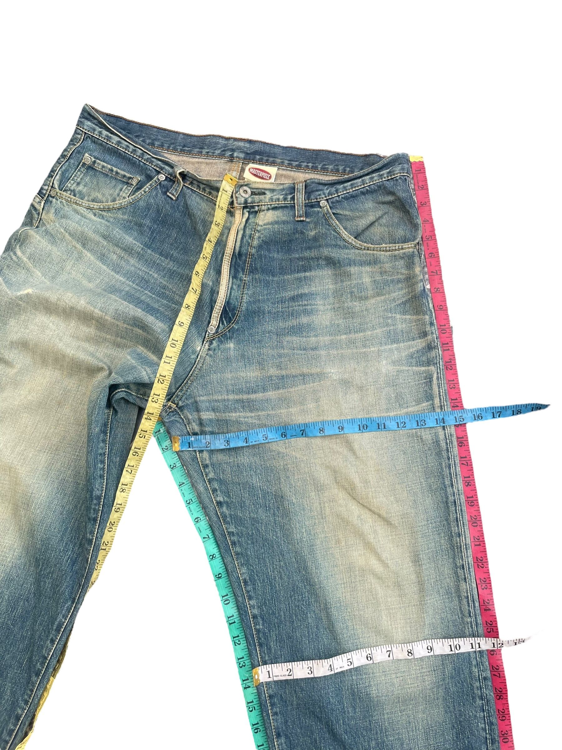 Japanese Brand Vintage Masterpiece Distresed Denim Size US 40 / EU 56 - 11 Thumbnail