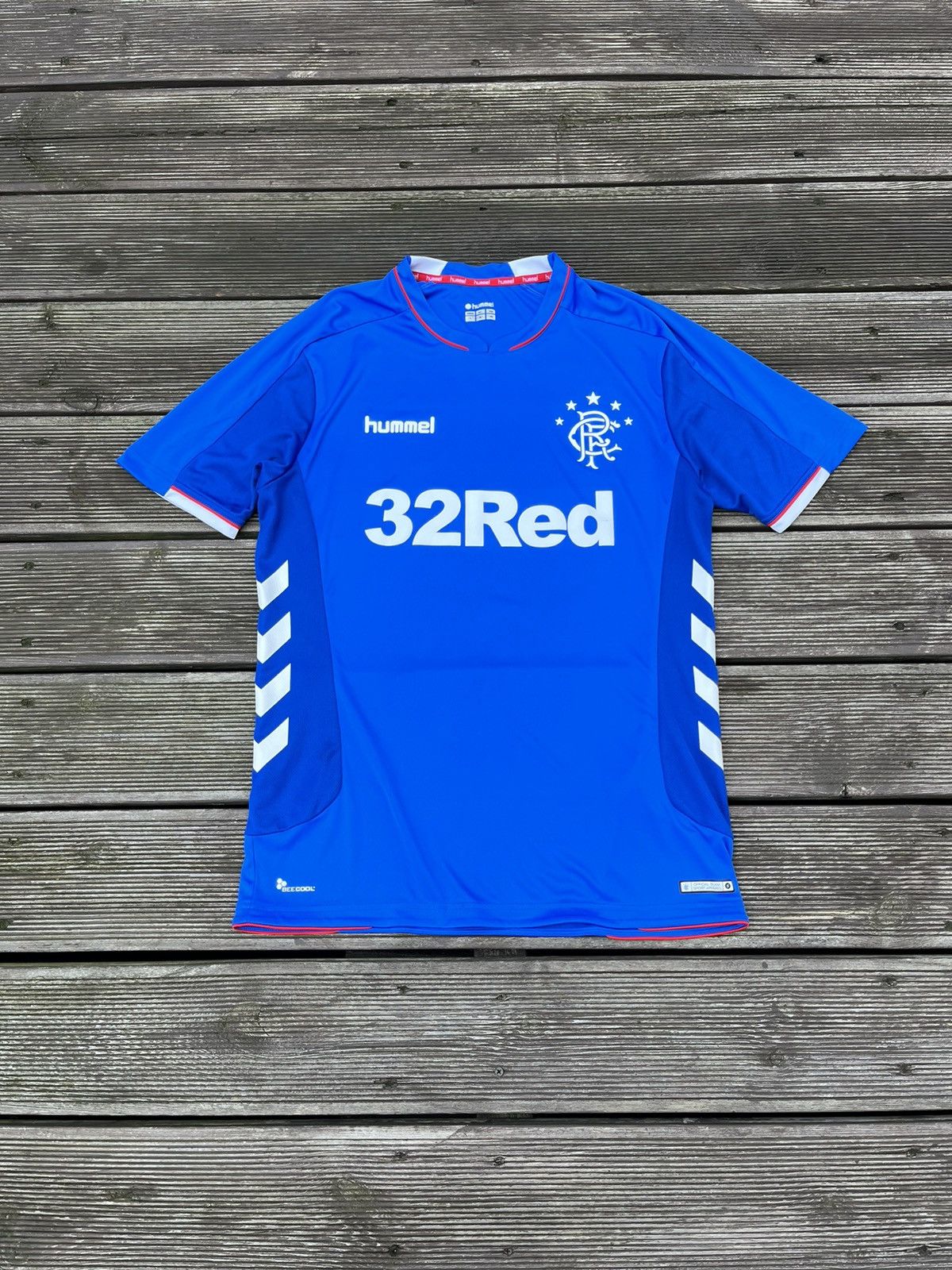 Hummel Glasgow Rangers 2019 2020 Home Football Jersey Blue L Size US L / EU 52-54 / 3 - 1 Thumbnail
