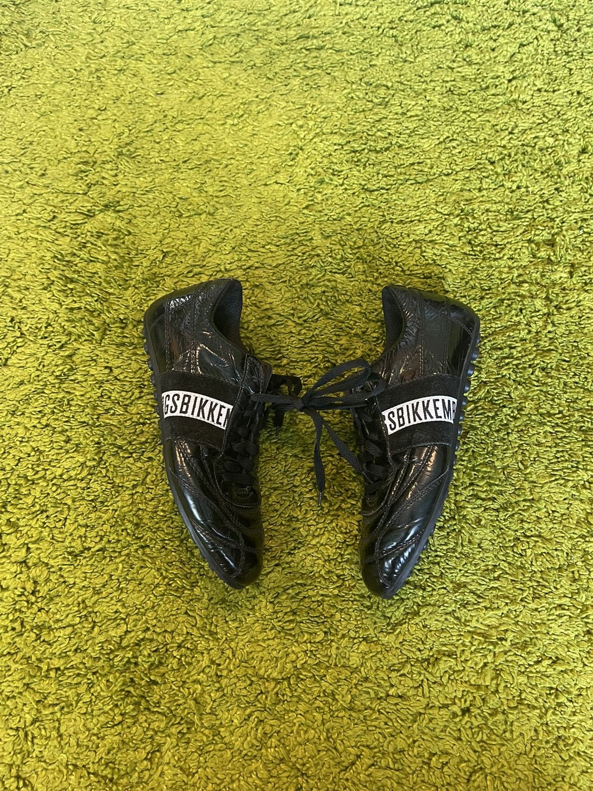 Designer × Dirk Bikkembergs × Vintage Bikkembergs 2000s vintage real patent leather sneakers Y2K Size US 6 / IT 36 - 2 Thumbnail