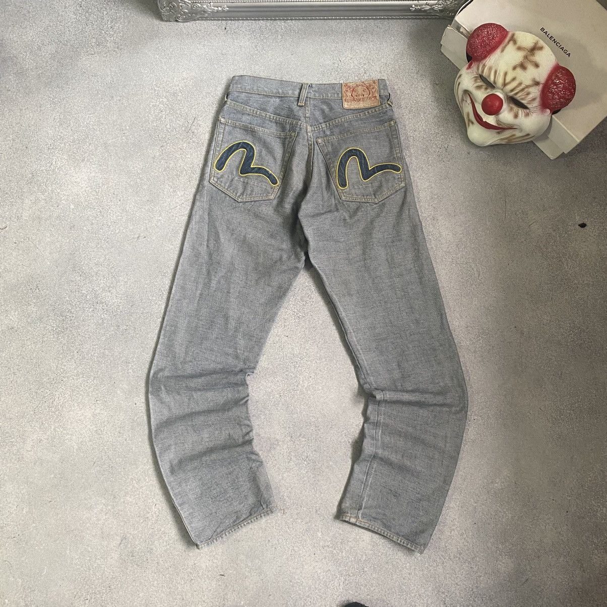 Evisu Vintage Evisu Jeans Embroidered Logo Baggy Y2K Size US 28 / EU 44 - 1 Thumbnail
