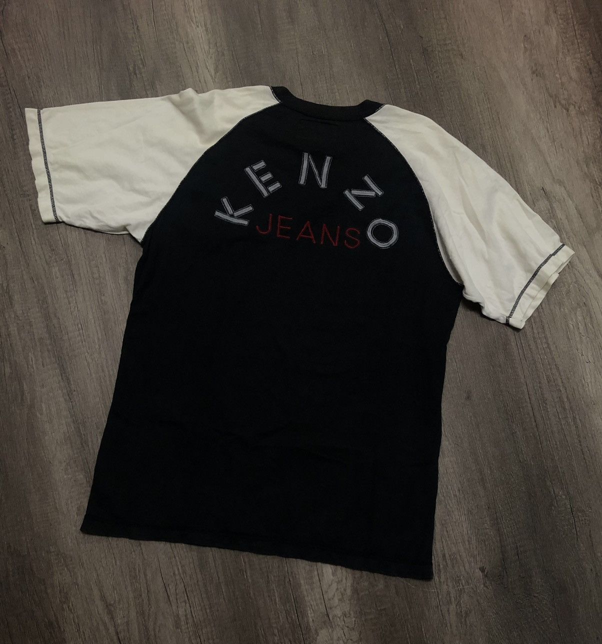 Designer × Japanese Brand × Kenzo Vintage Kenzo Jeans Tee Shirt Size US M / EU 48-50 / 2 - 5 Thumbnail