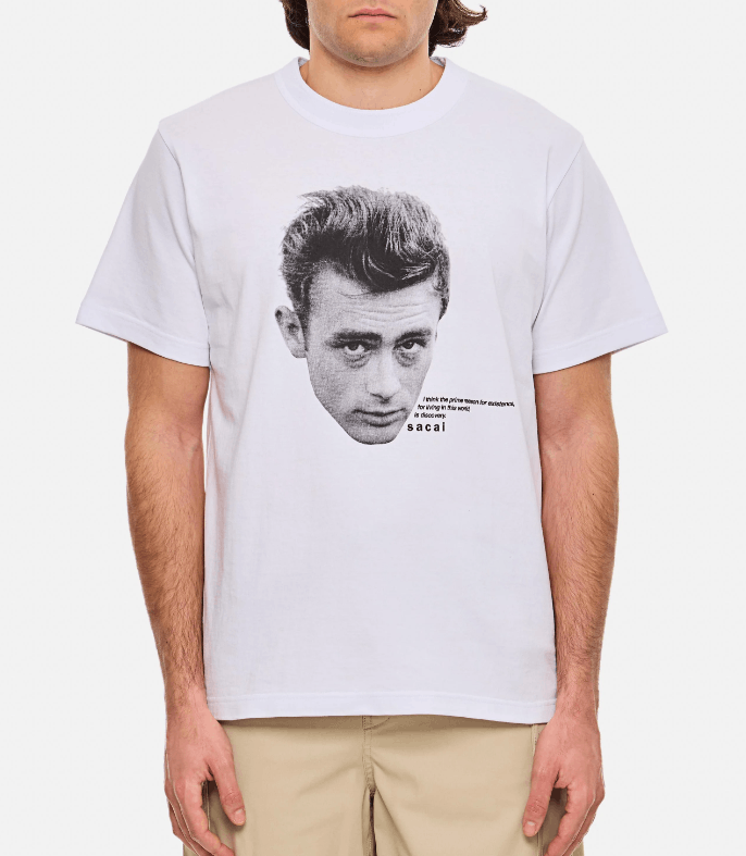 Sacai BNWT SS25 SACAI JAMES DEAN TSHIRT 1 Size US S / EU 44-46 / 1 - 13 Thumbnail