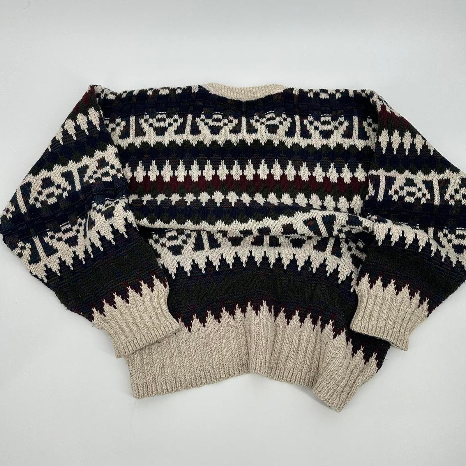 Coogi 90s knit grandpa sweater Size US L / EU 52-54 / 3 - 3 Thumbnail
