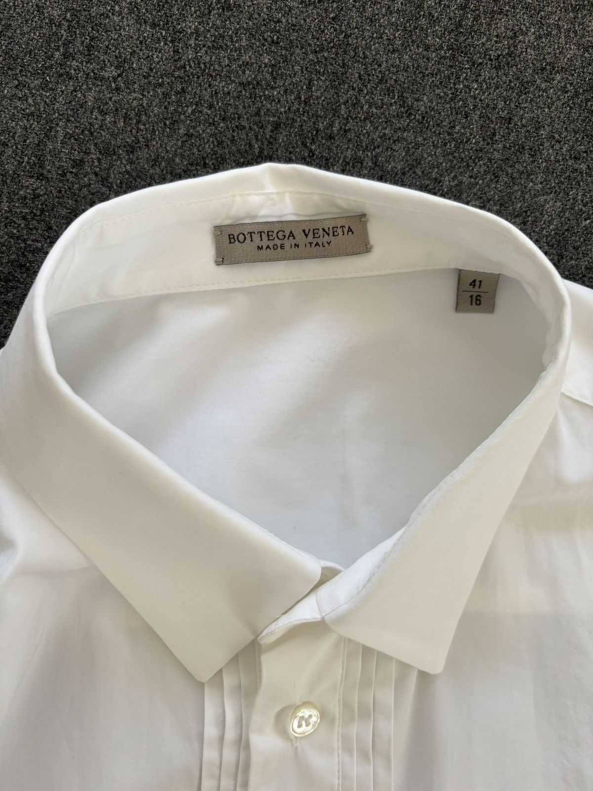 Bottega Veneta Bottega Veneta Plissé Button Up Shirt Size US L / EU 52-54 / 3 - 3 Thumbnail