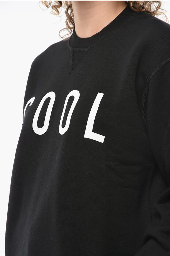 Dsquared2 og1mm0624 Printed Icon Sweatshirt in Black Size S / US 4 / IT 40 - 3 Thumbnail