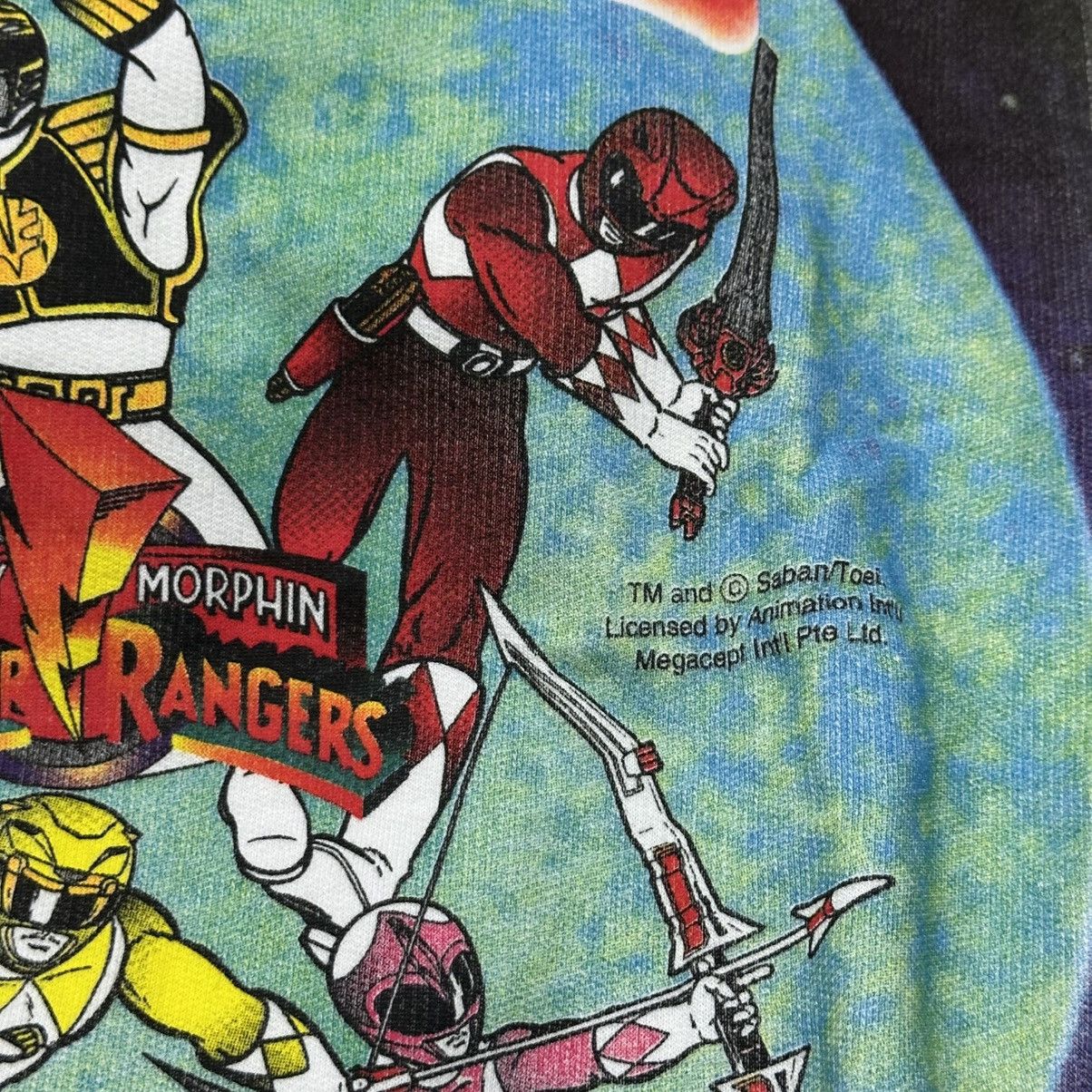 Vintage Vintage Power Rangers Mighty Morphin Graphic Tshirt Size US S / EU 44-46 / 1 - 4 Thumbnail