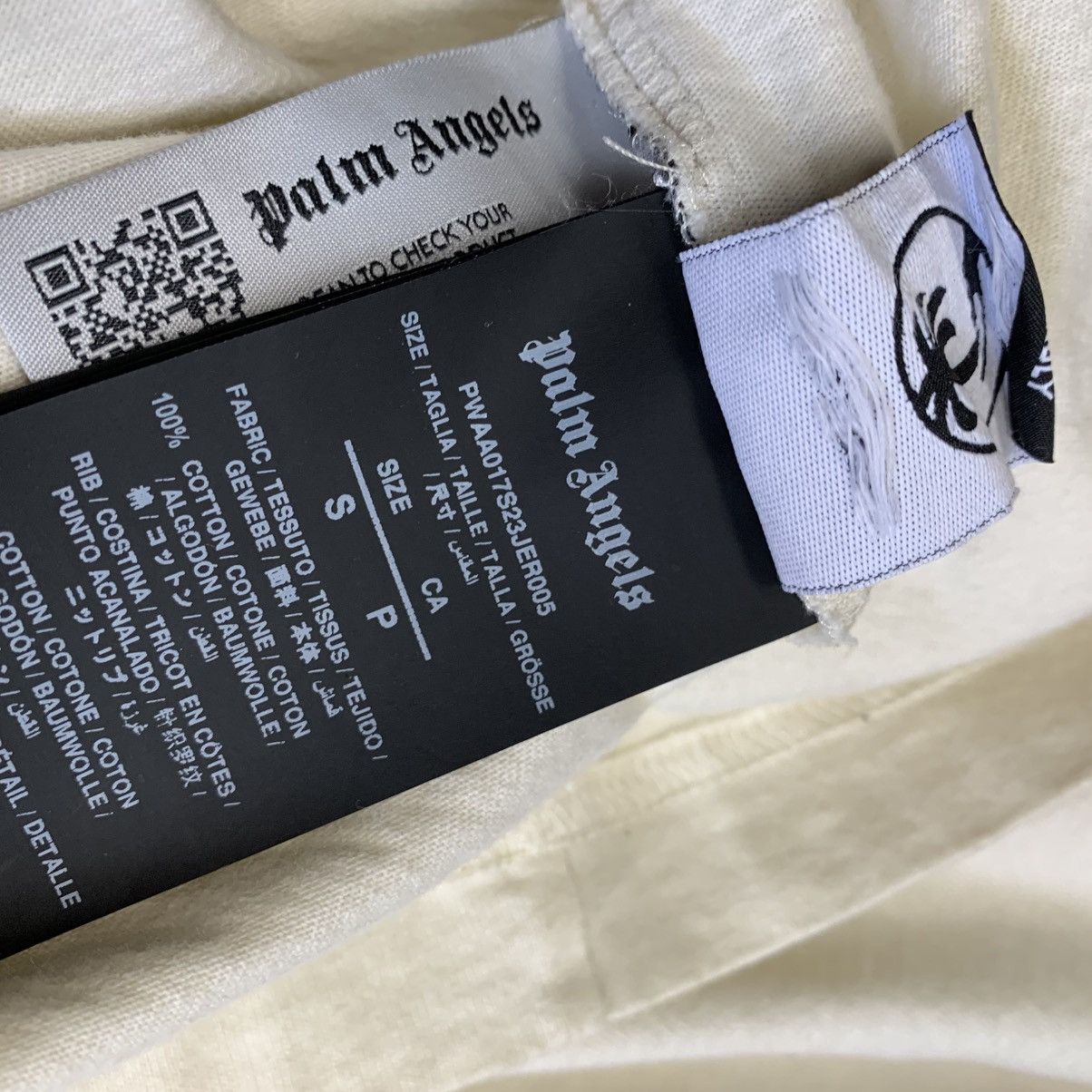 Palm Angels Palm Angels Small Tee College Crew White T-Shirt Oversized Size US S / EU 44-46 / 1 - 7 Thumbnail
